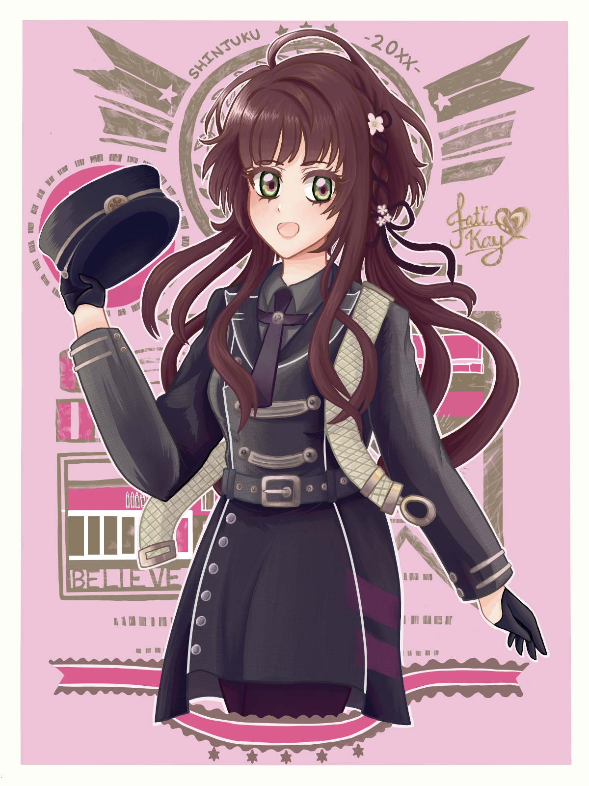 Anime Chacarcter Waist up Illustrations portfolio artwork