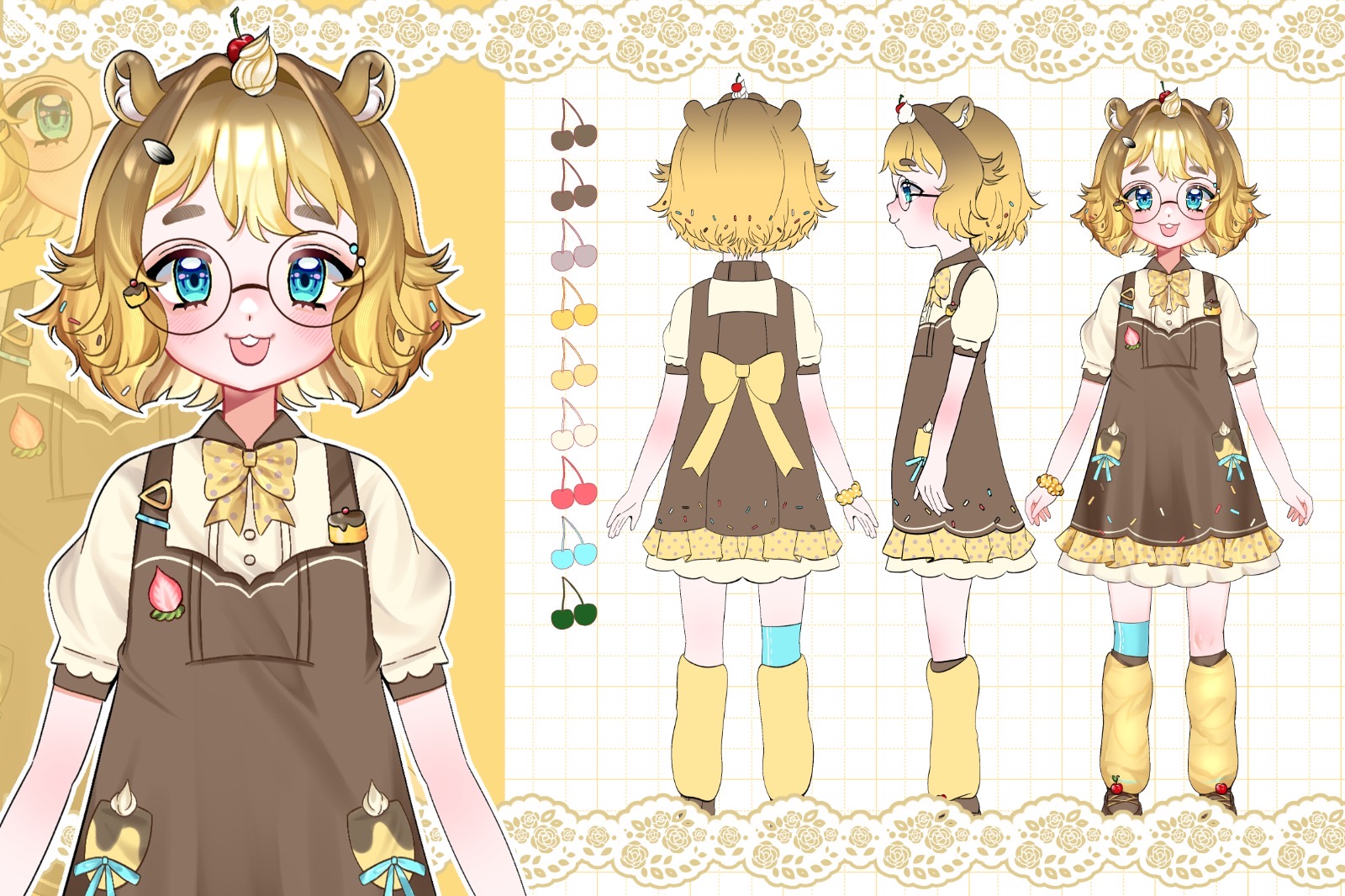 Cheerpy’s Reference Sheet portfolio artwork