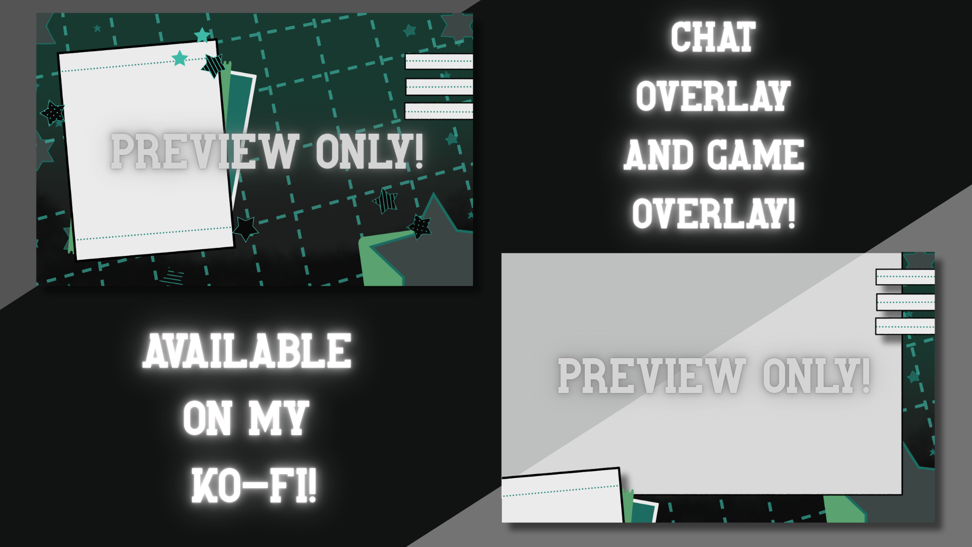 Cool green overlay and chat shop item
