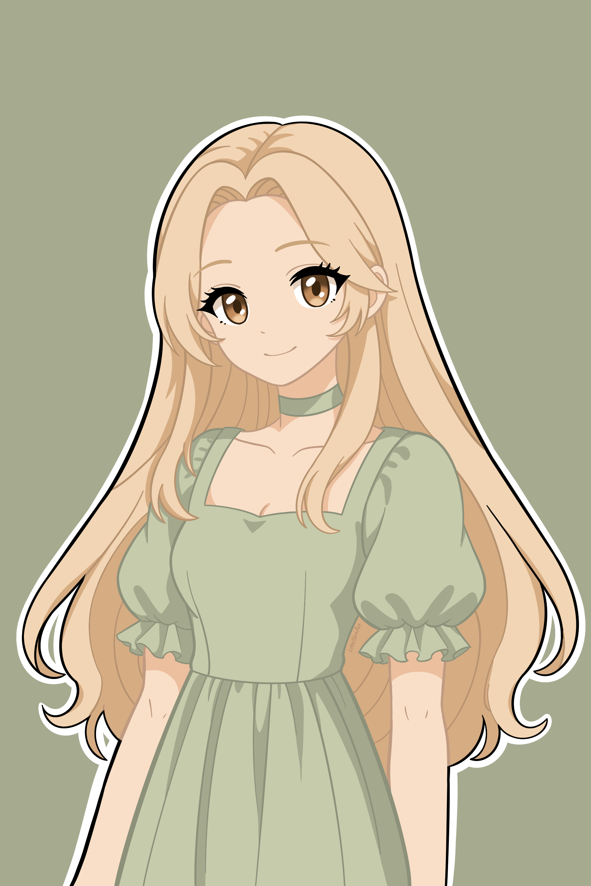 Cute Anime Half Body ✨
