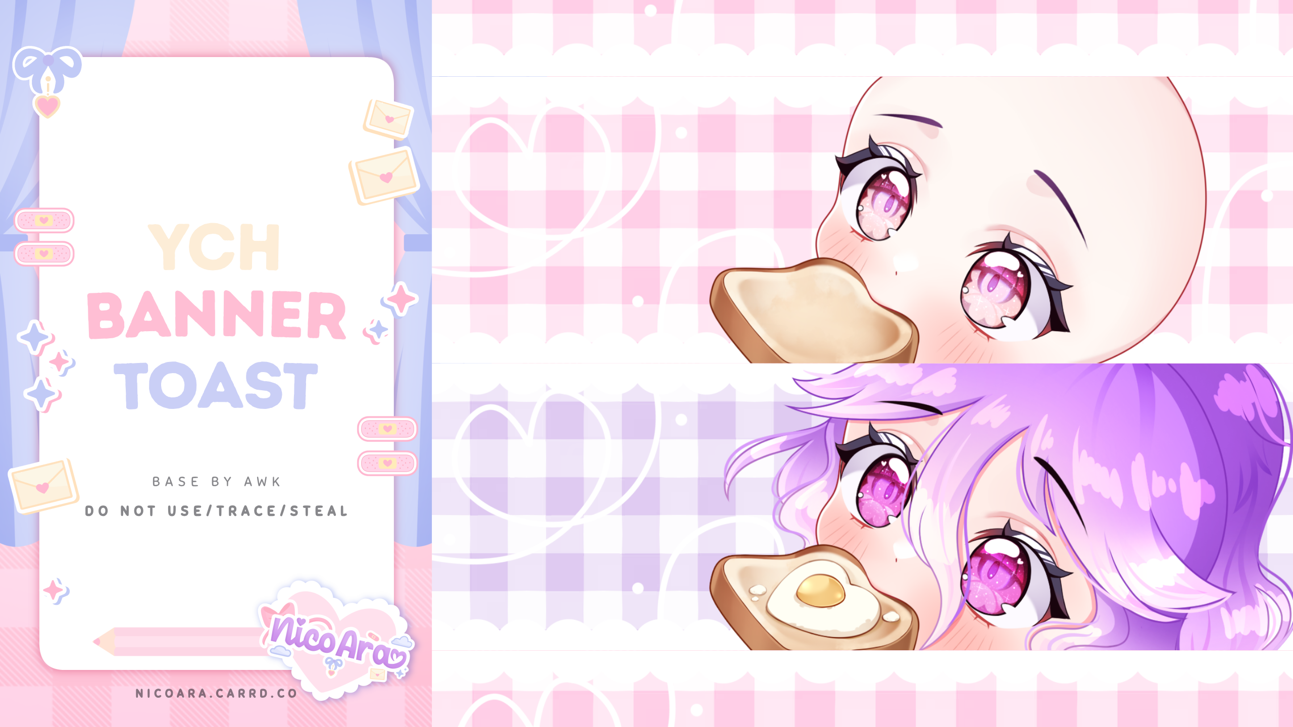 YCH Illustration Banner Toast