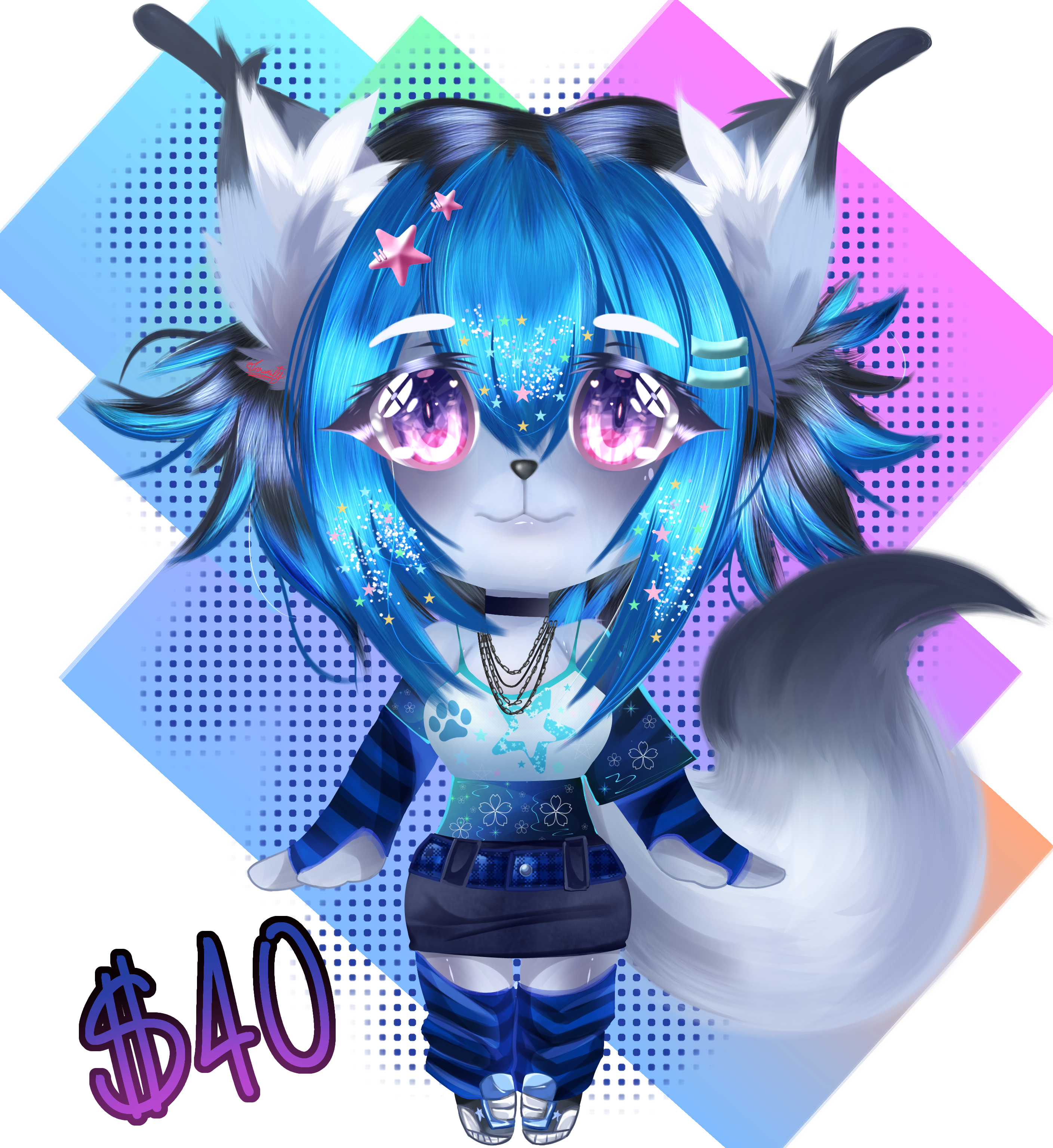 Fox Scene oc adopt shop item