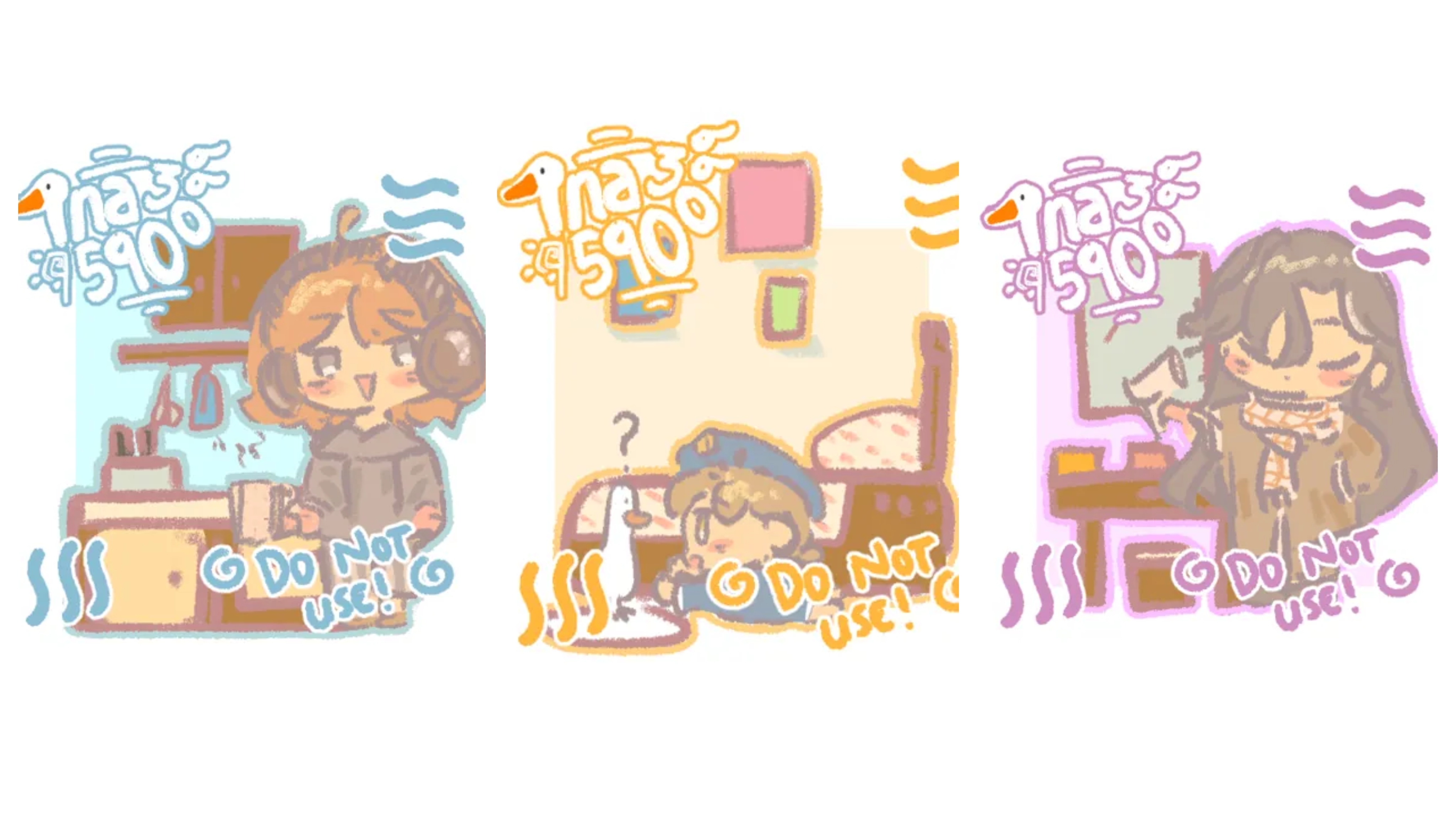 Fullbody chibi with simple background (cute pastel style)