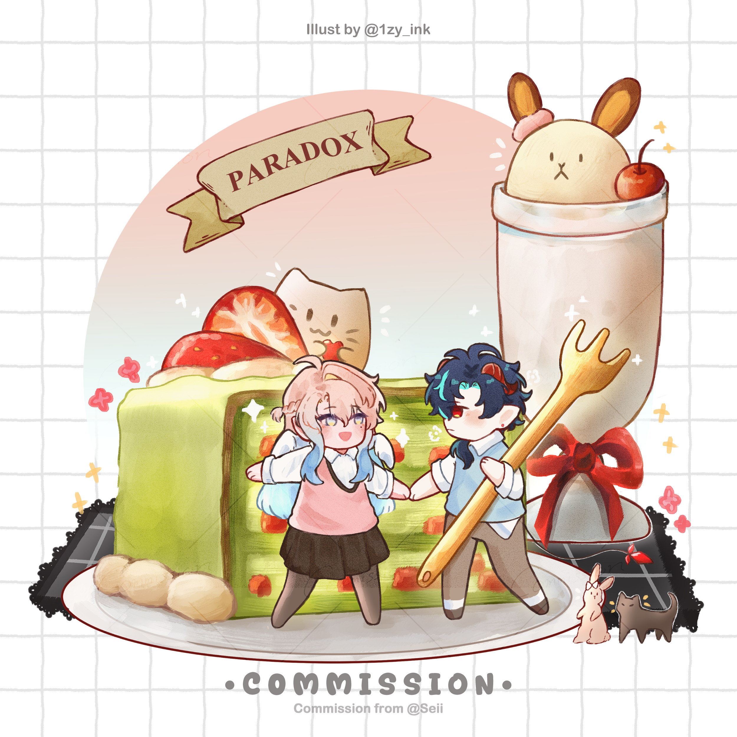 Seii's 【 Chibi Food Set 】 portfolio artwork