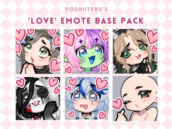 Love Emote YCH mix n match