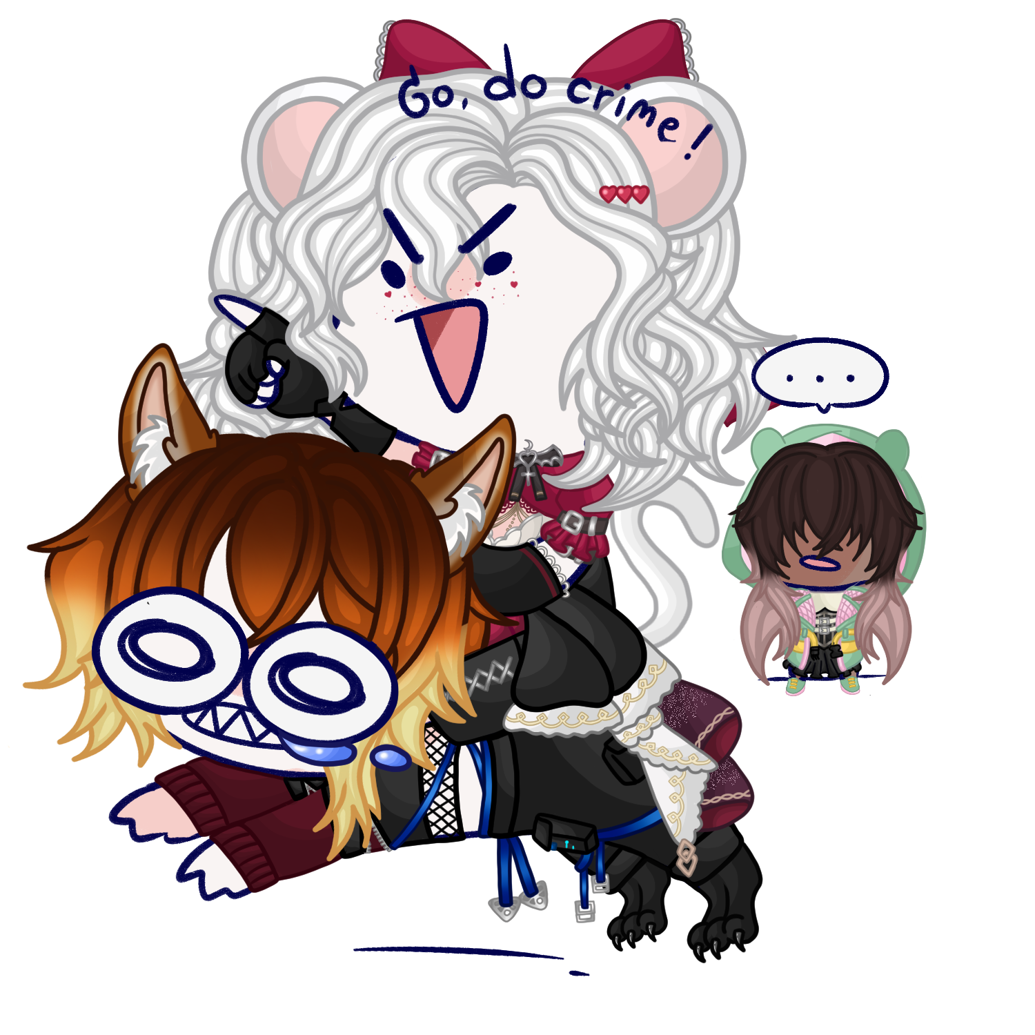 Chaotic trios