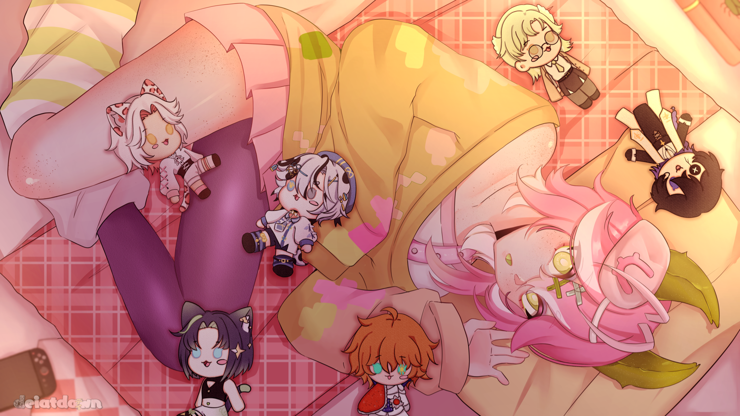 Akaa Fullbody illustration portfolio artwork
