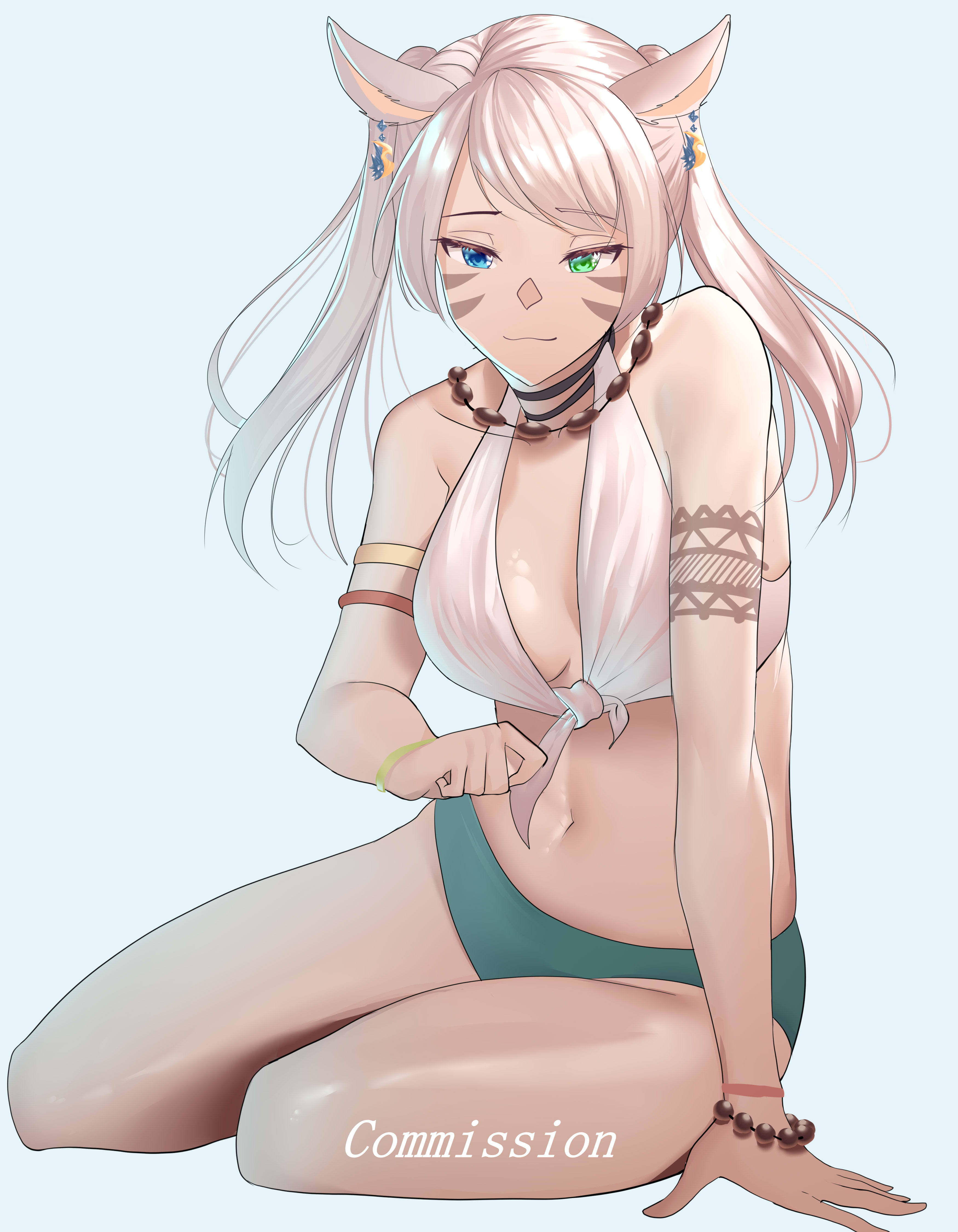 Aphrodine anime fullbody portfolio artwork