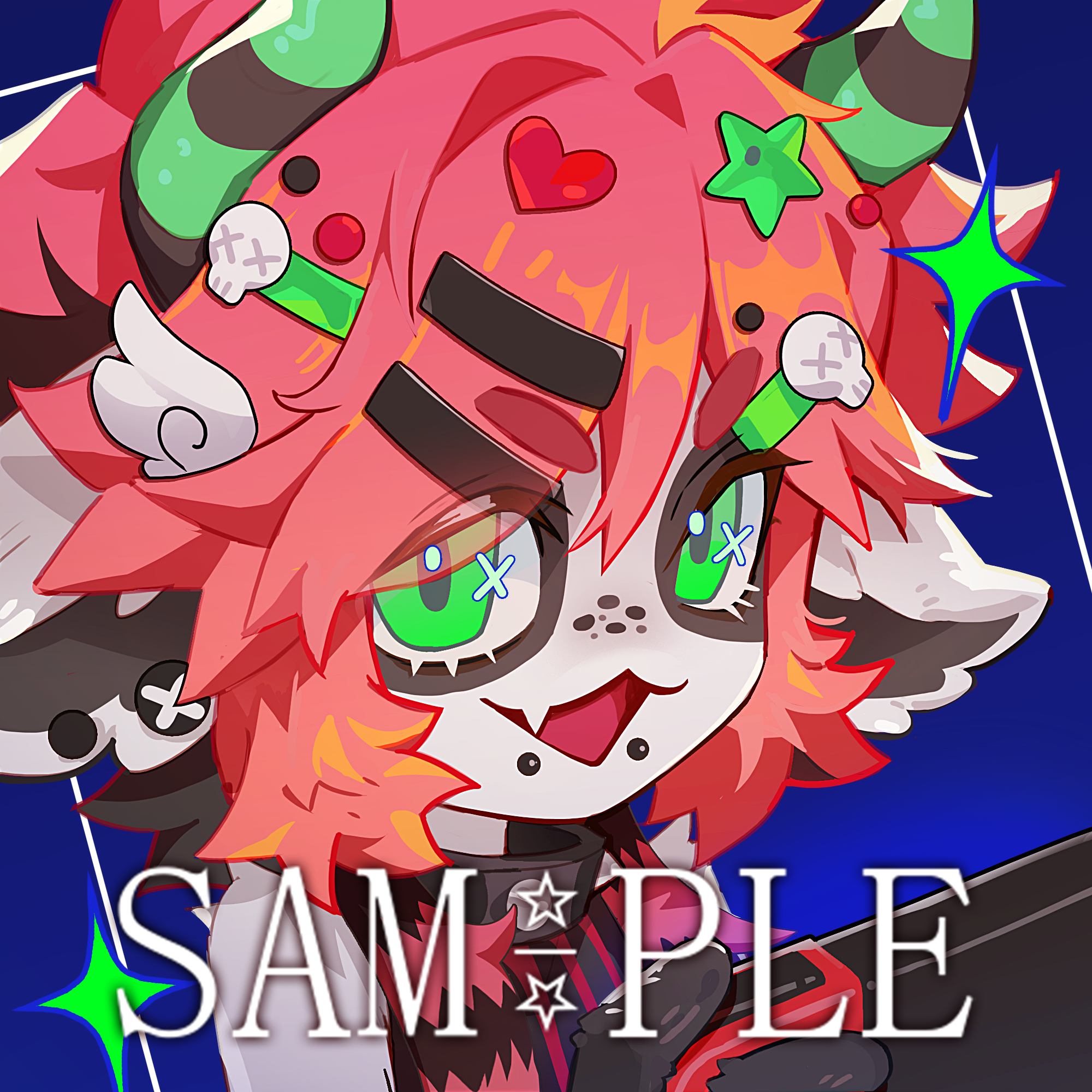 cute furry icon portfolio artwork