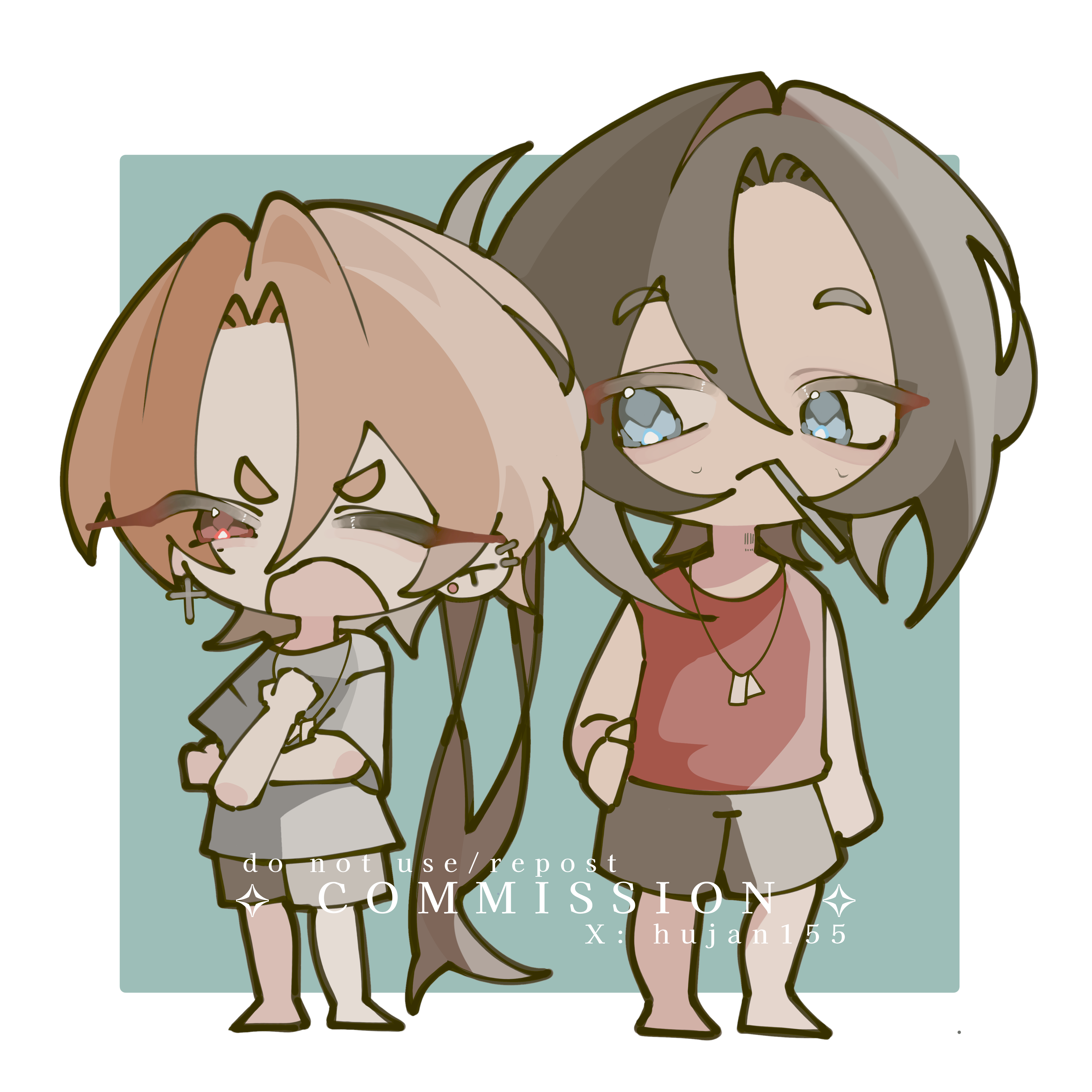 CHIBI COUPLE portfolio artwork