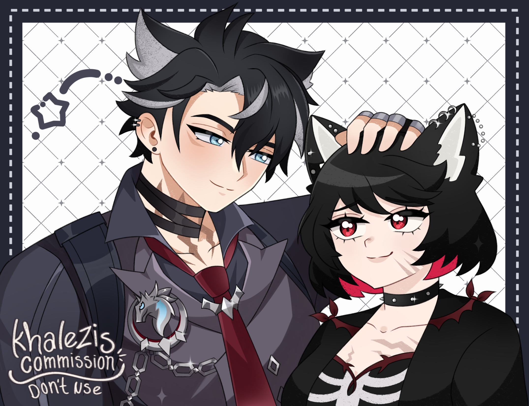 Commission! 💗 portfolio artwork