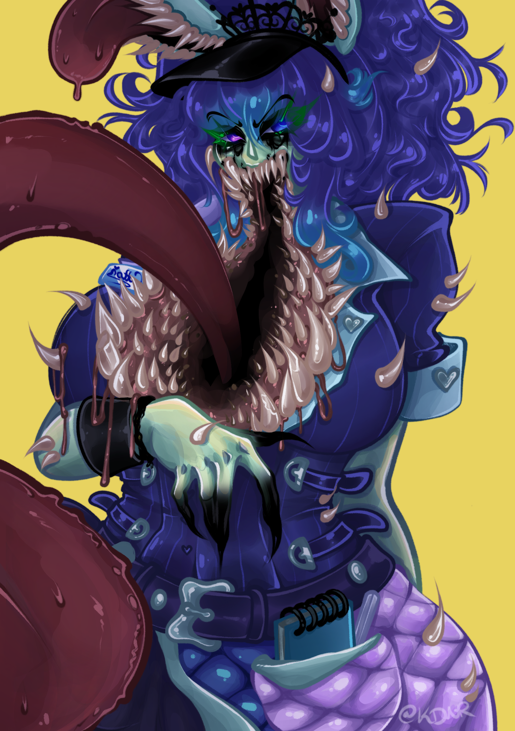 Gluttoby Debut CottontailVA (Gore Ver.) portfolio artwork