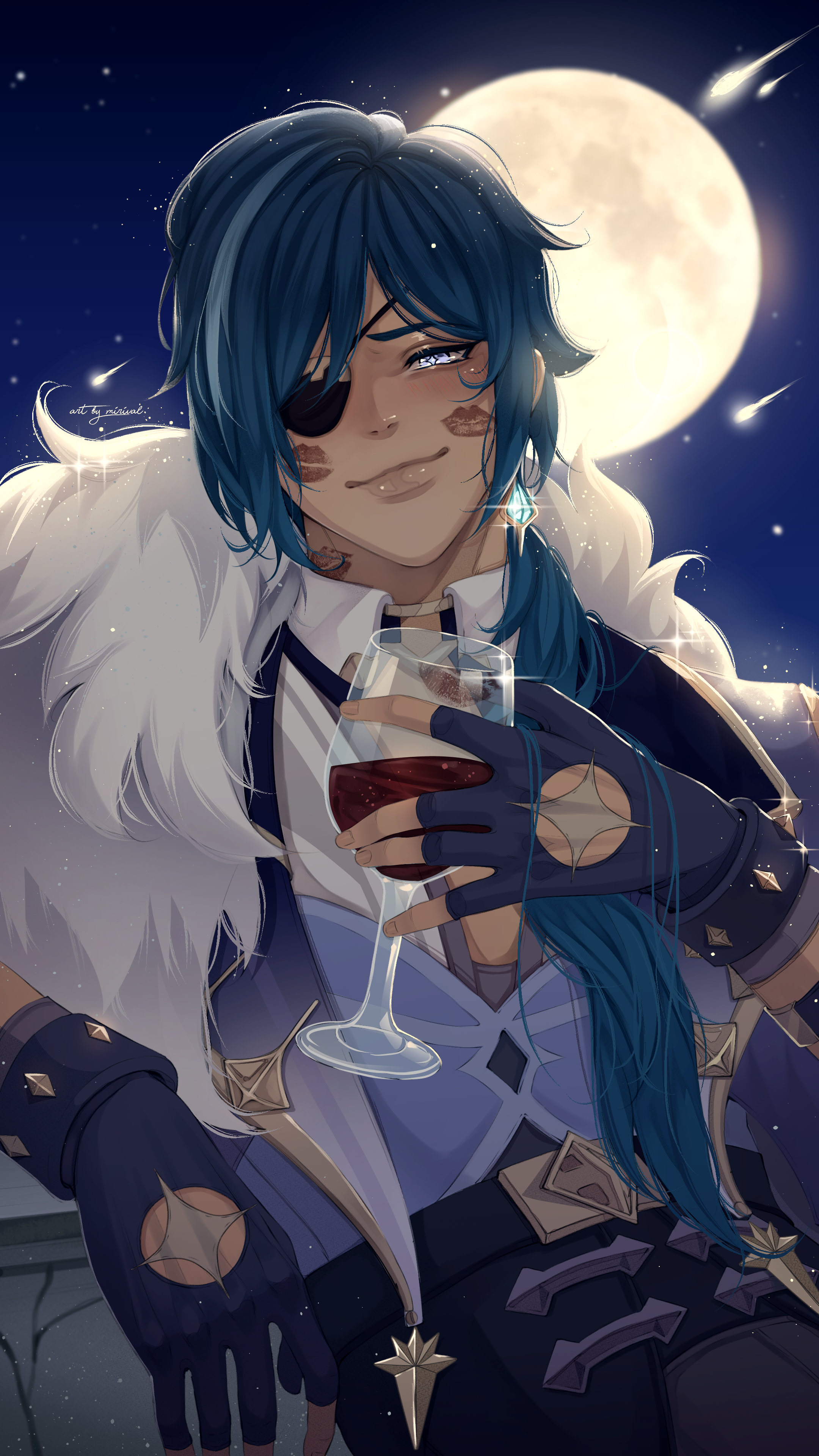 Kaeya Fanart portfolio artwork