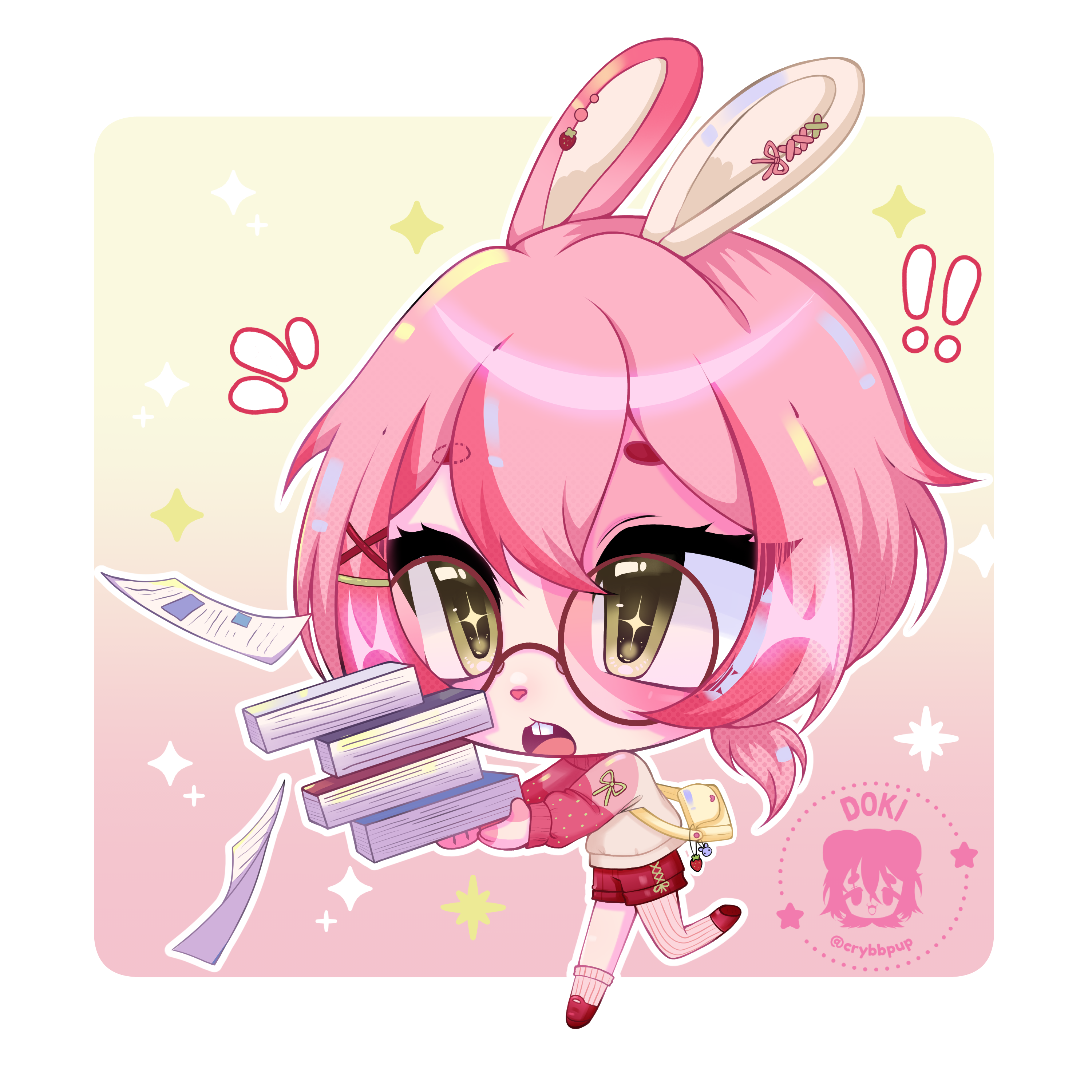 Chibi pop portfolio artwork