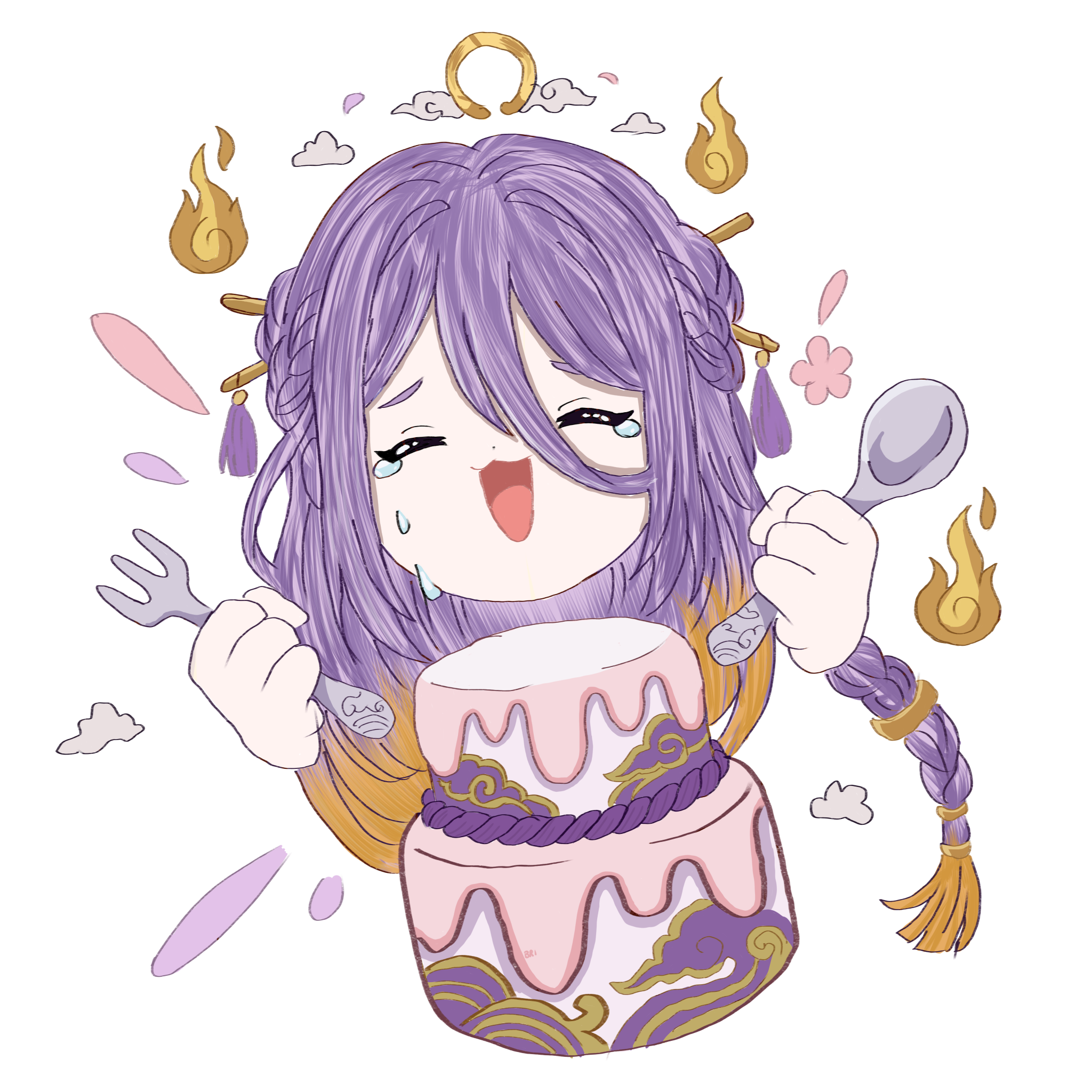 Shiki chibi portfolio artwork