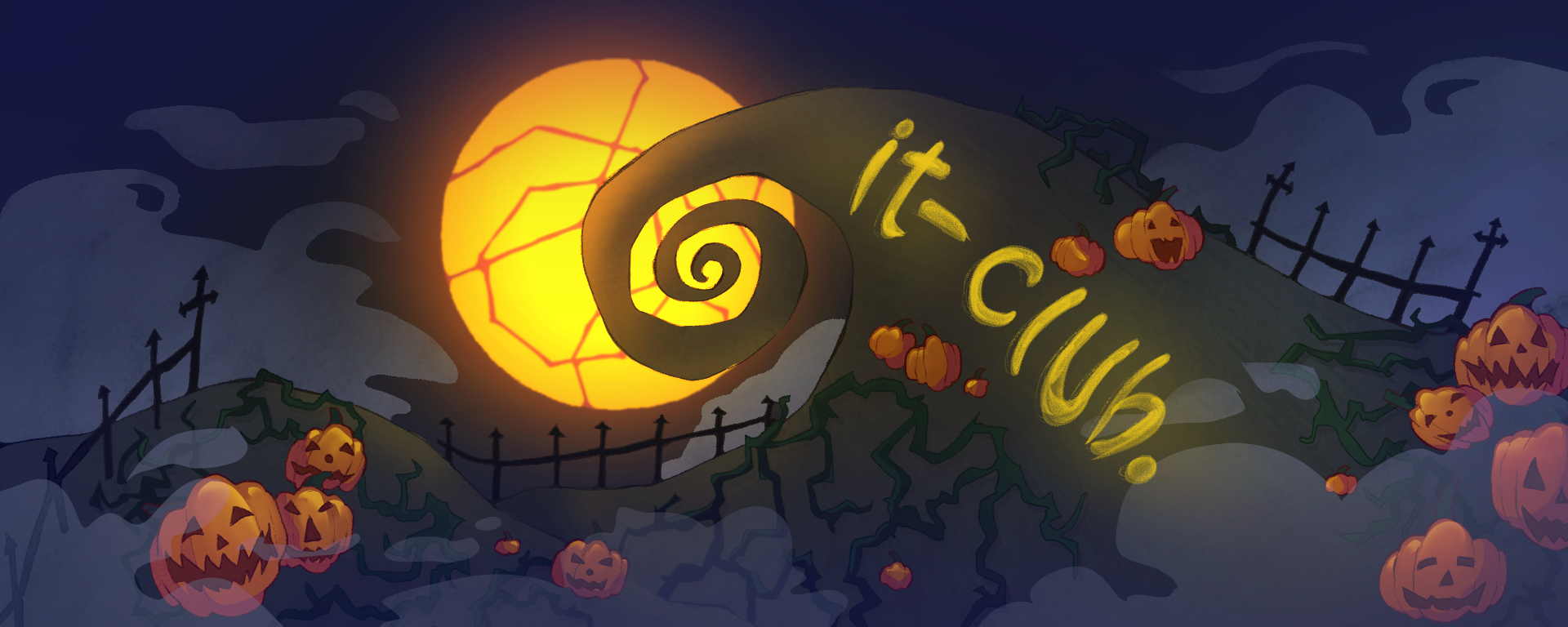 halloween banner portfolio artwork