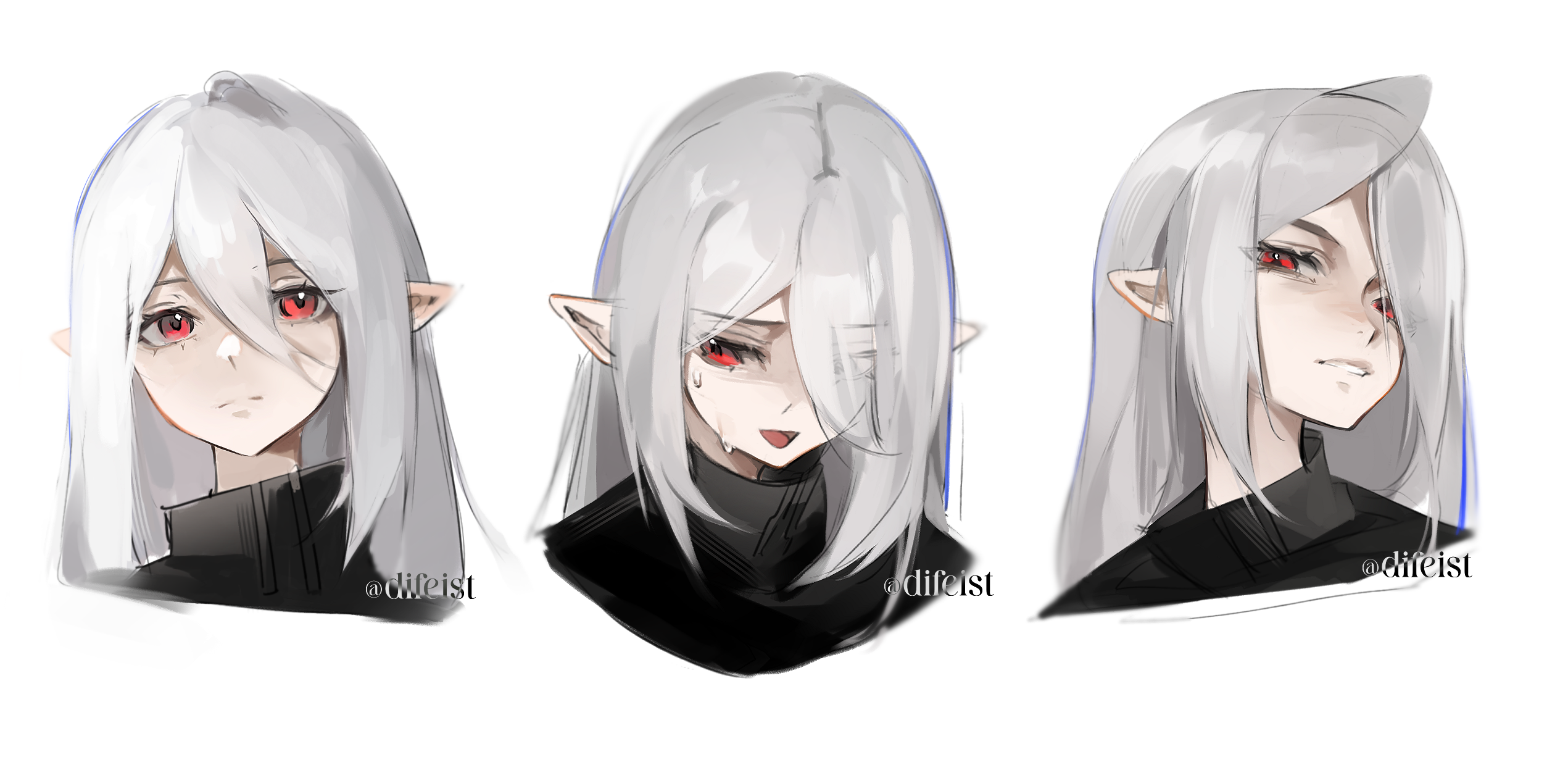 my OC sketch portfolio artwork