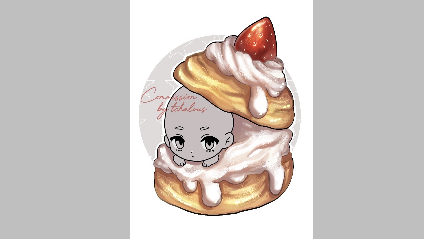YCH chibi dessert