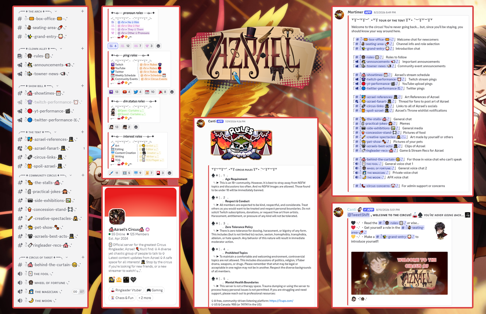 Custom Discord Server Setup ⊹ ࣪ ˖ 