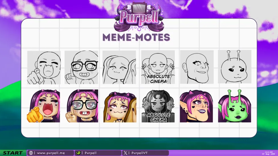 [YCH] Meme Emotes ♡ Twitch, Discord and Youtube (copy)