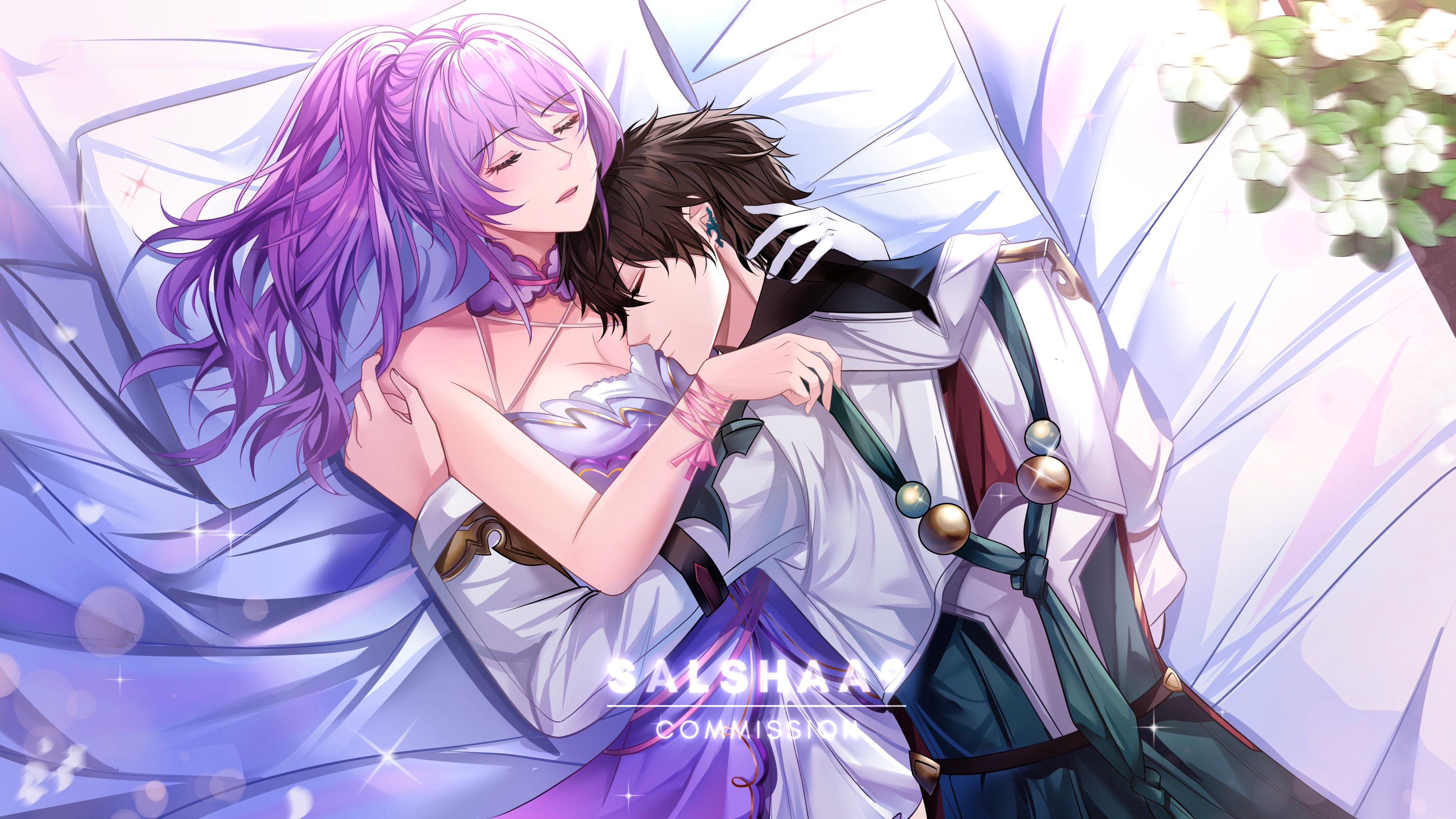 Halfbody Couple Commission