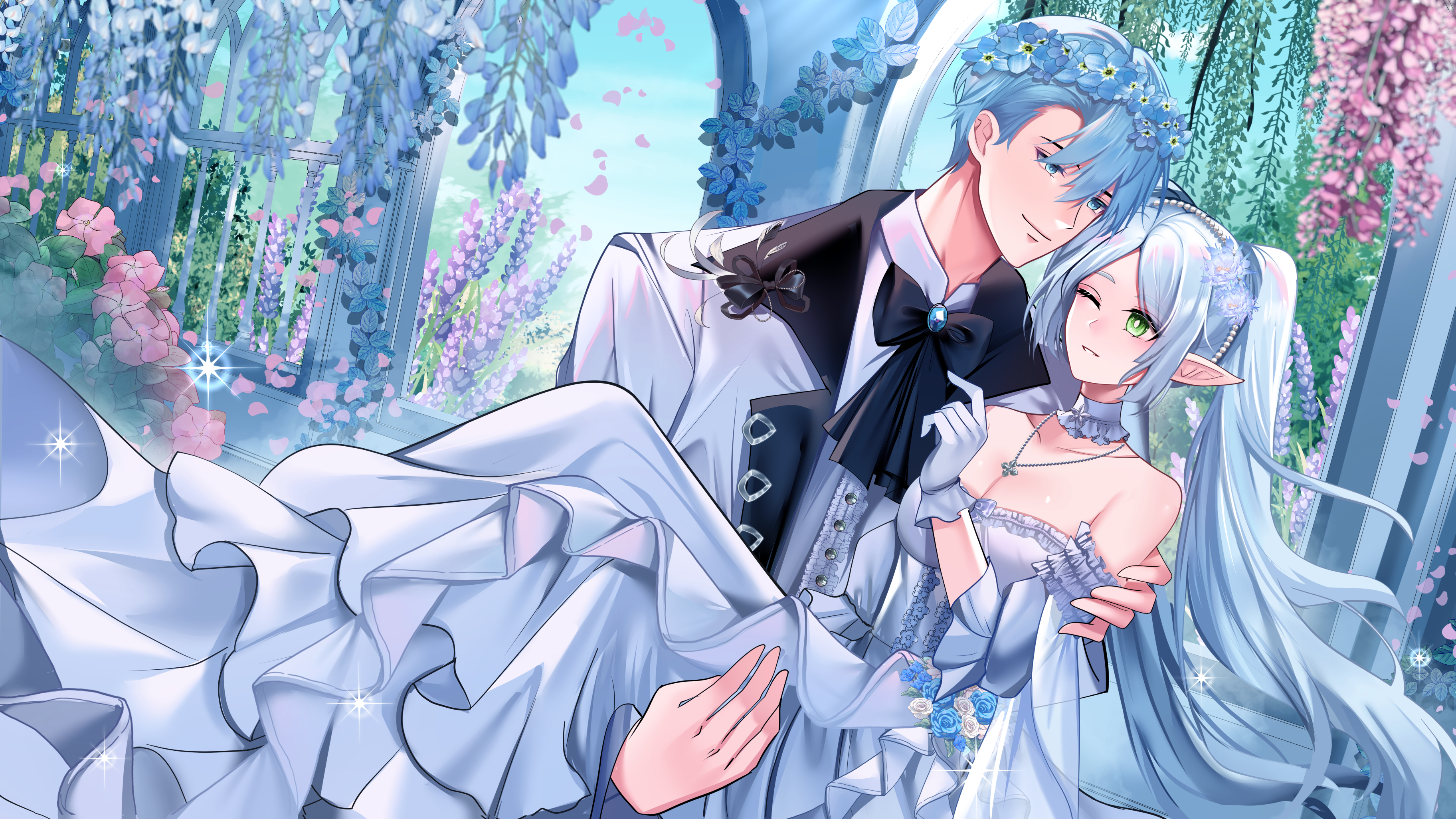YCH Couple Art - Wedding Theme 1