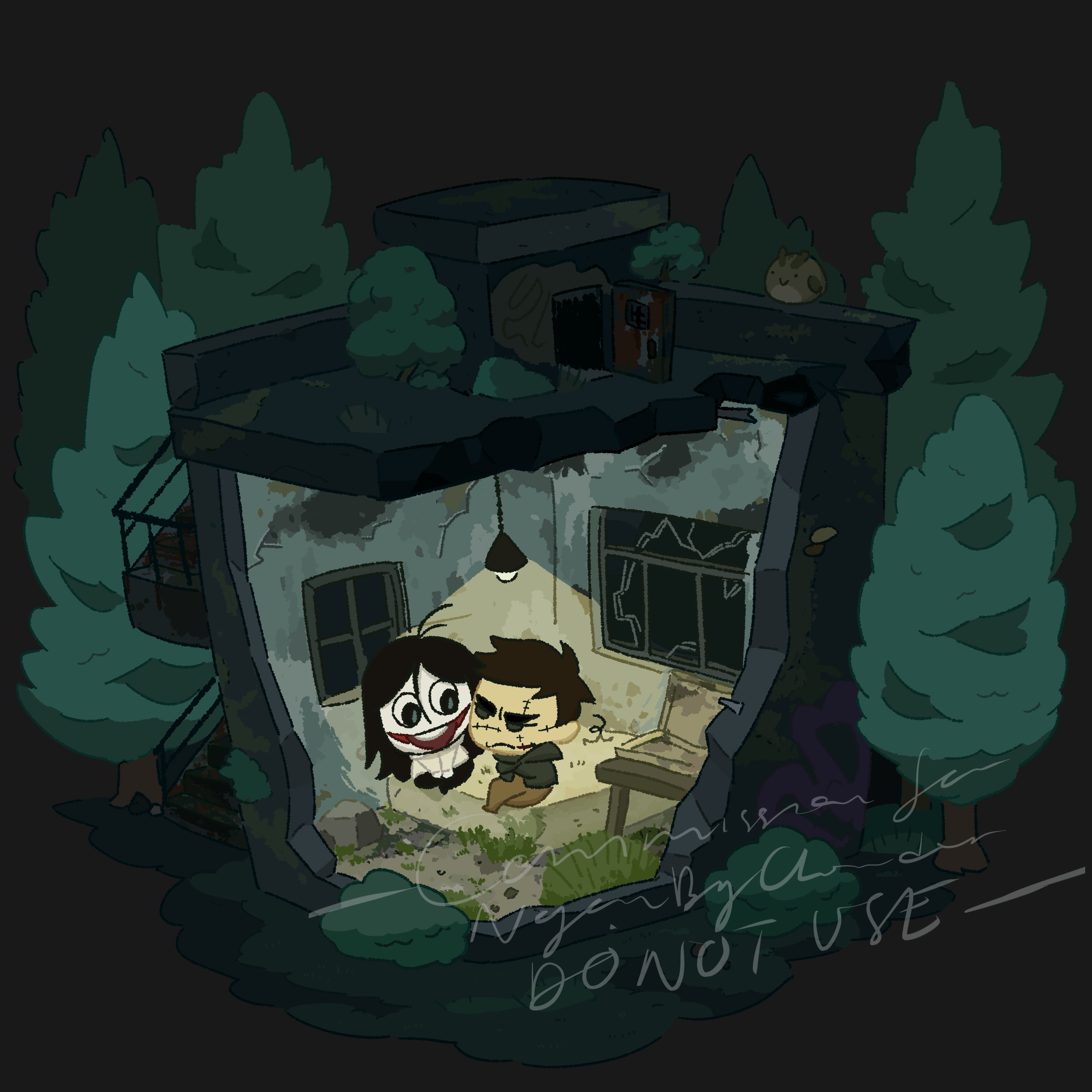 Chibi Commission for Ngan portfolio artwork