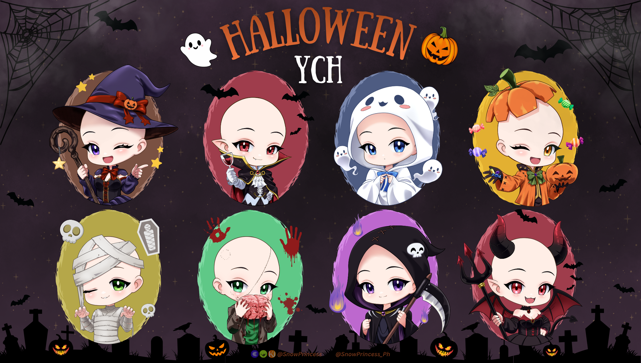 Halloween YCH - Chibi