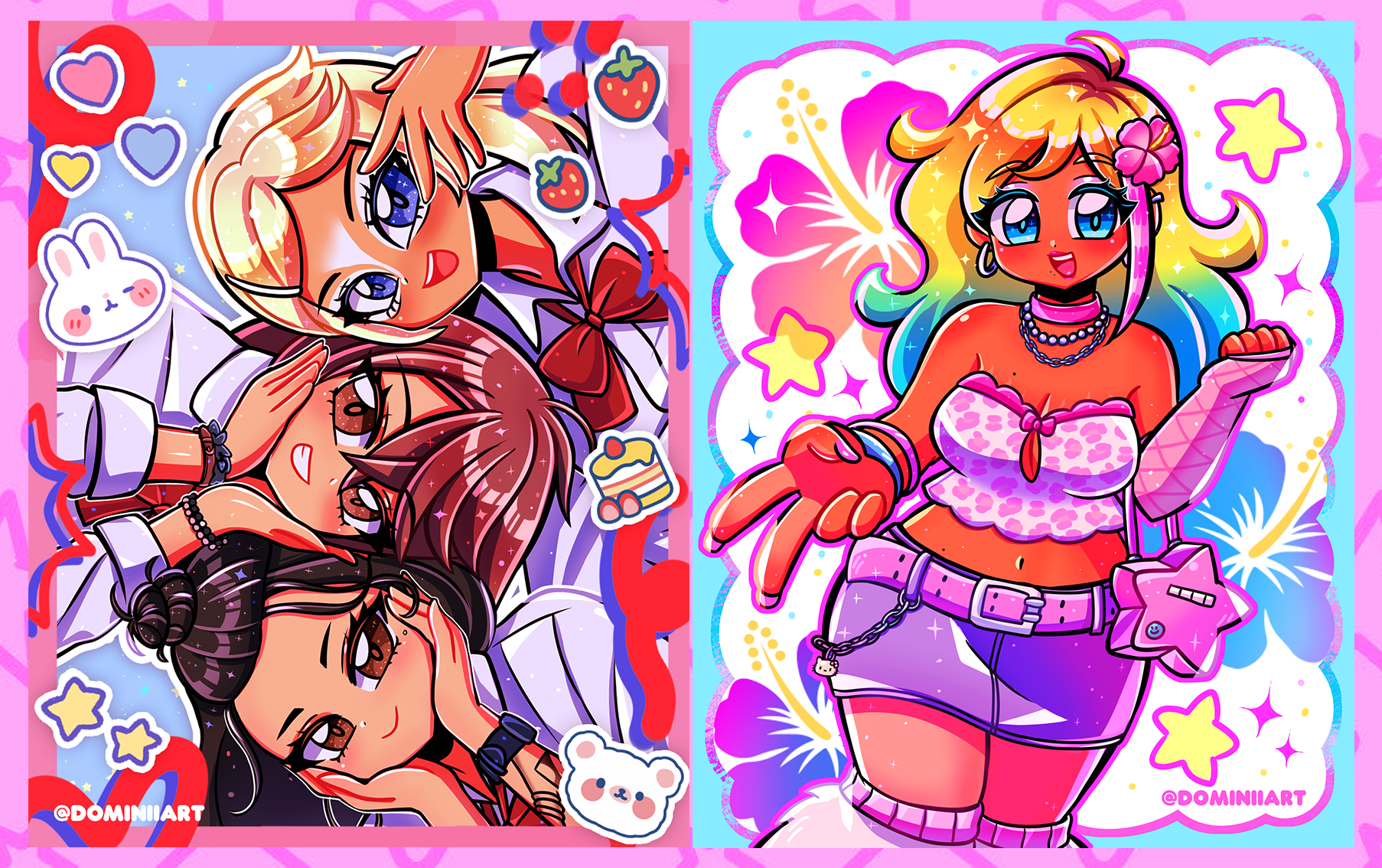 ✨[ SURPRISE ME / SKEB-LIKE ] Cute style Illustrations: Bust, Half body and Full 