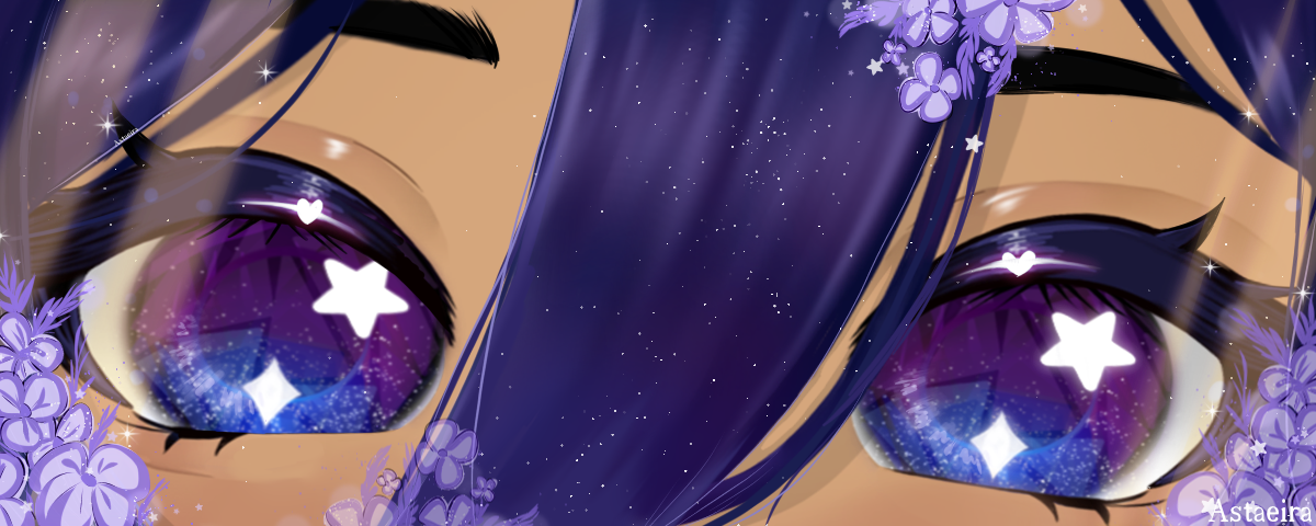 Astaeira Eye Banner portfolio artwork