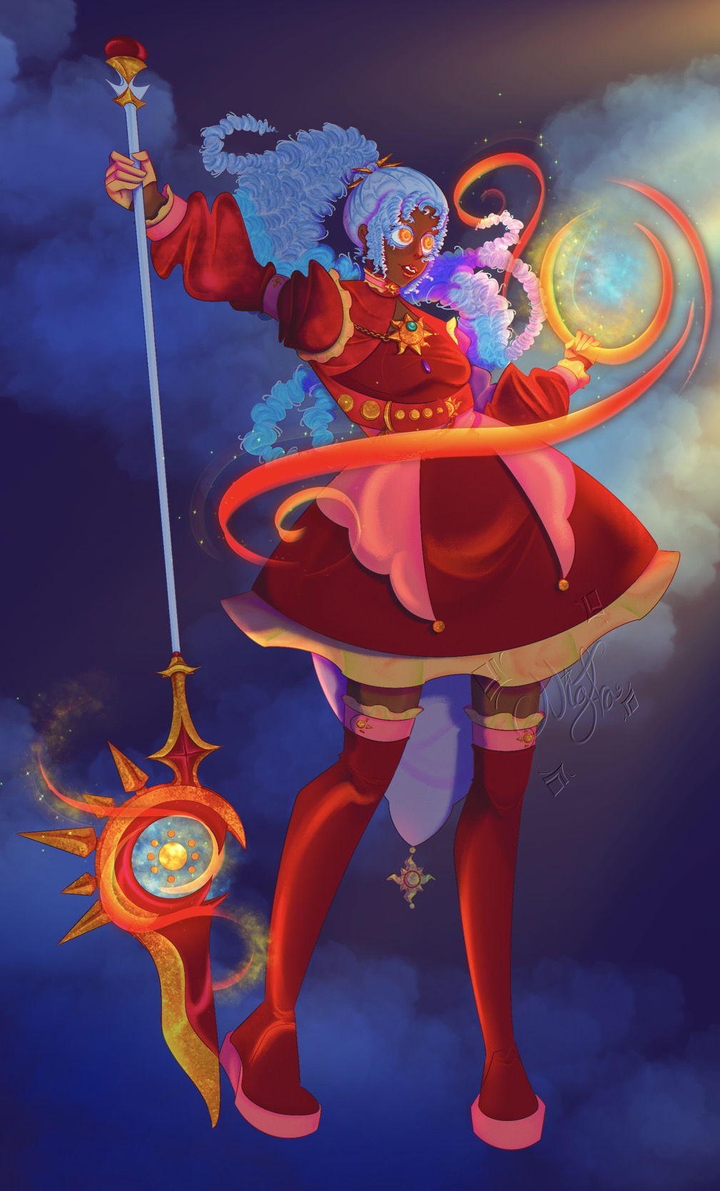 Magical Girl Sun - Weapon portfolio artwork