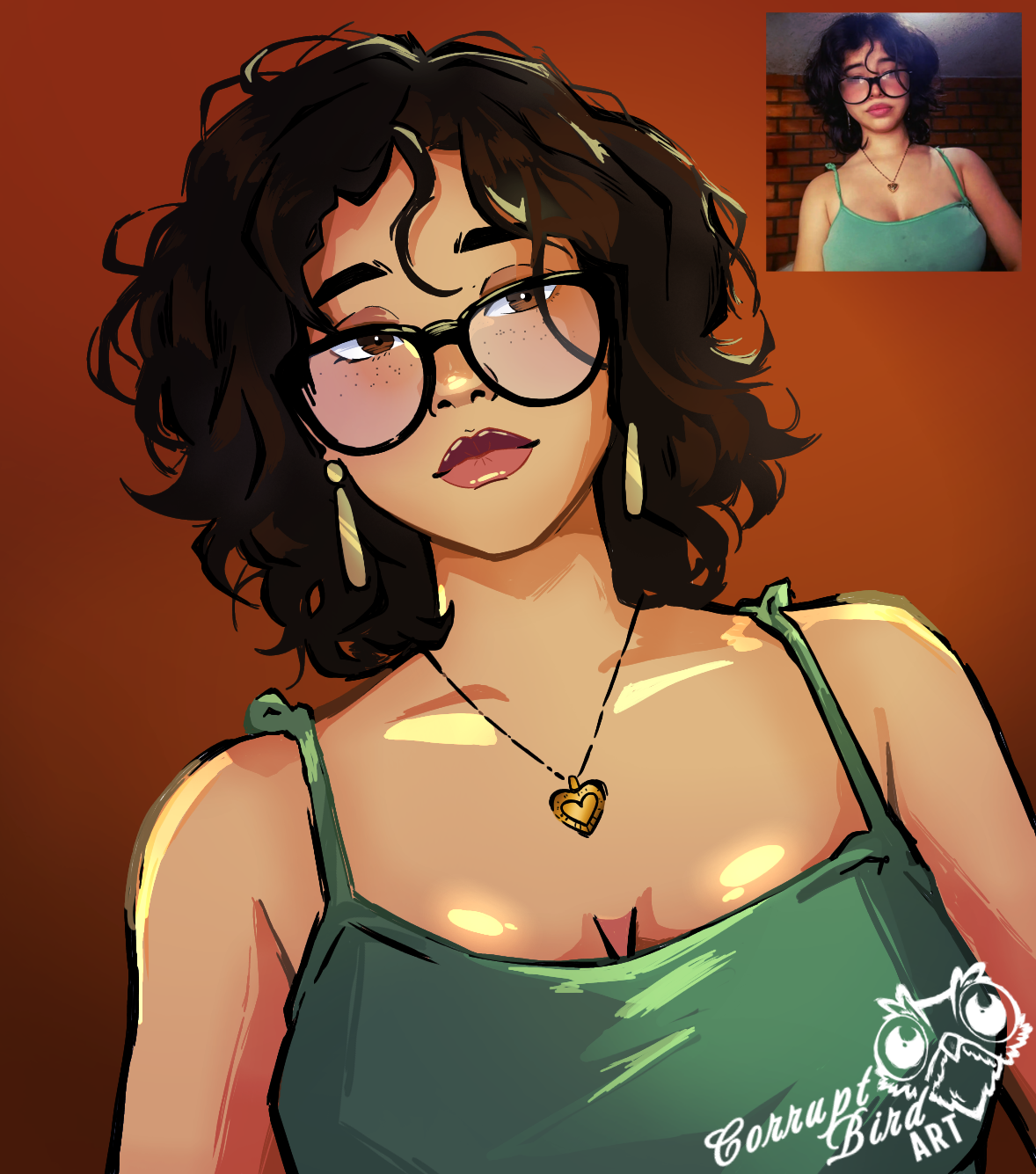 Custom portrait portfolio artwork