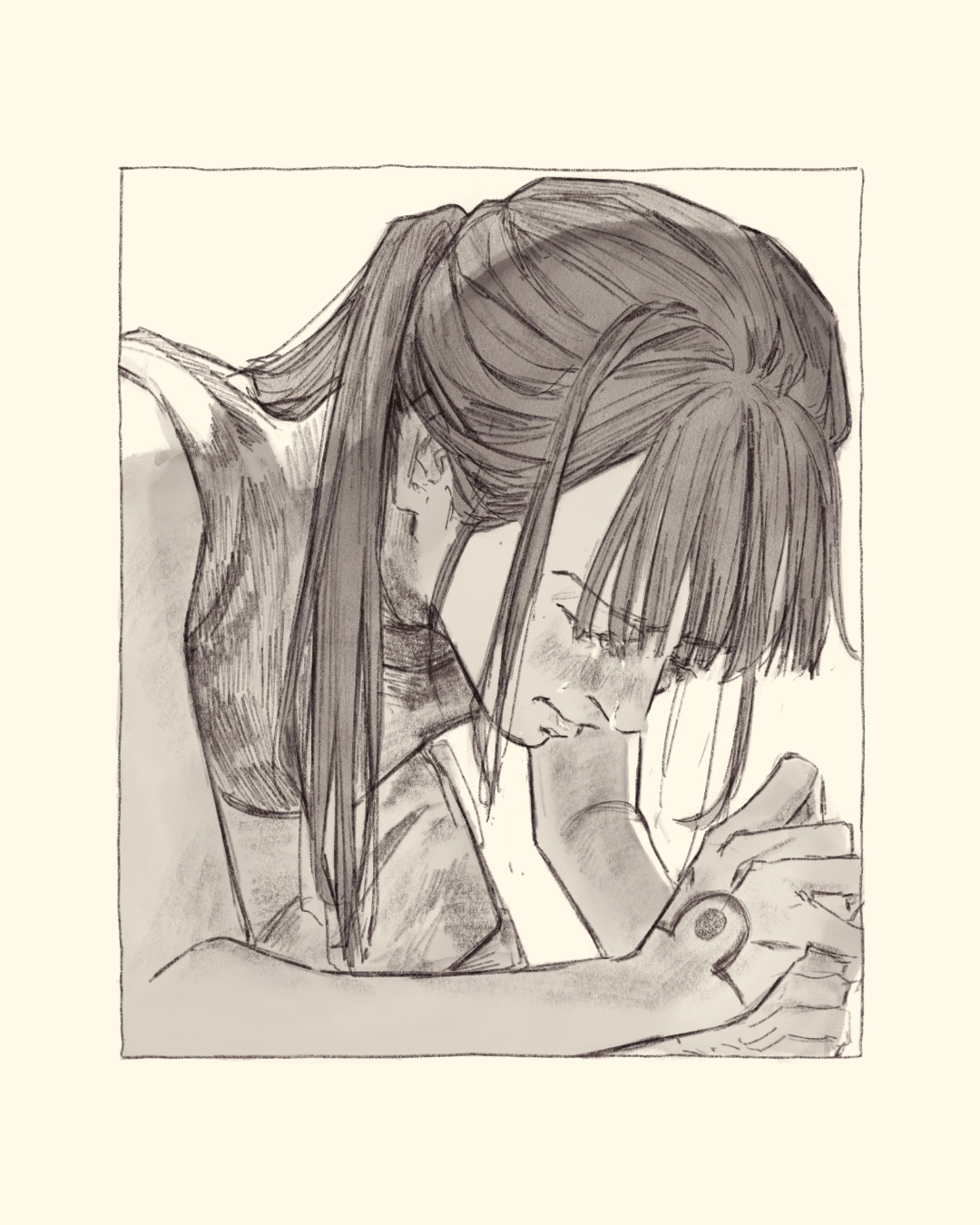In between grief and duty portfolio artwork