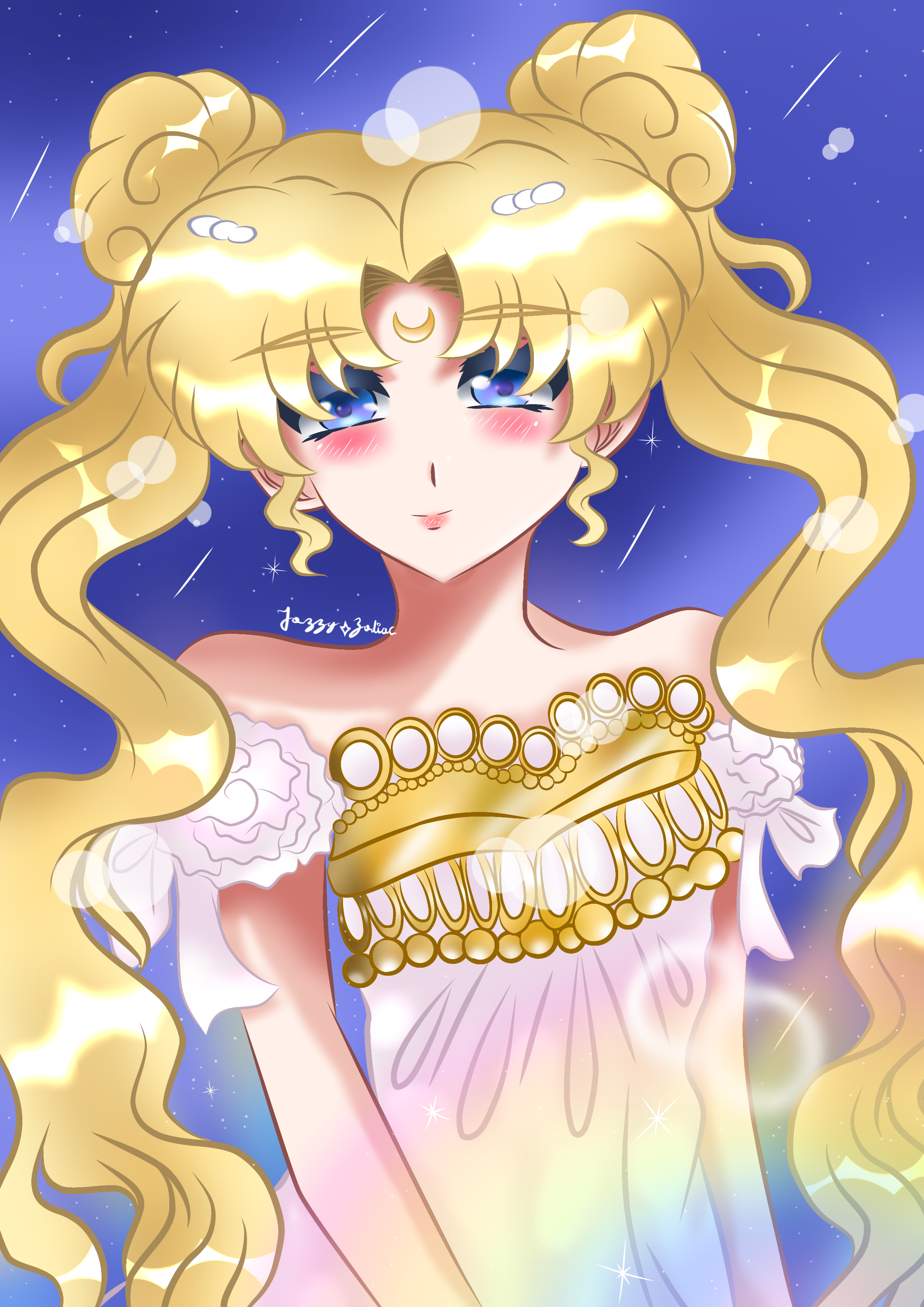 Sailor Moon (Princess Serenity) portfolio artwork