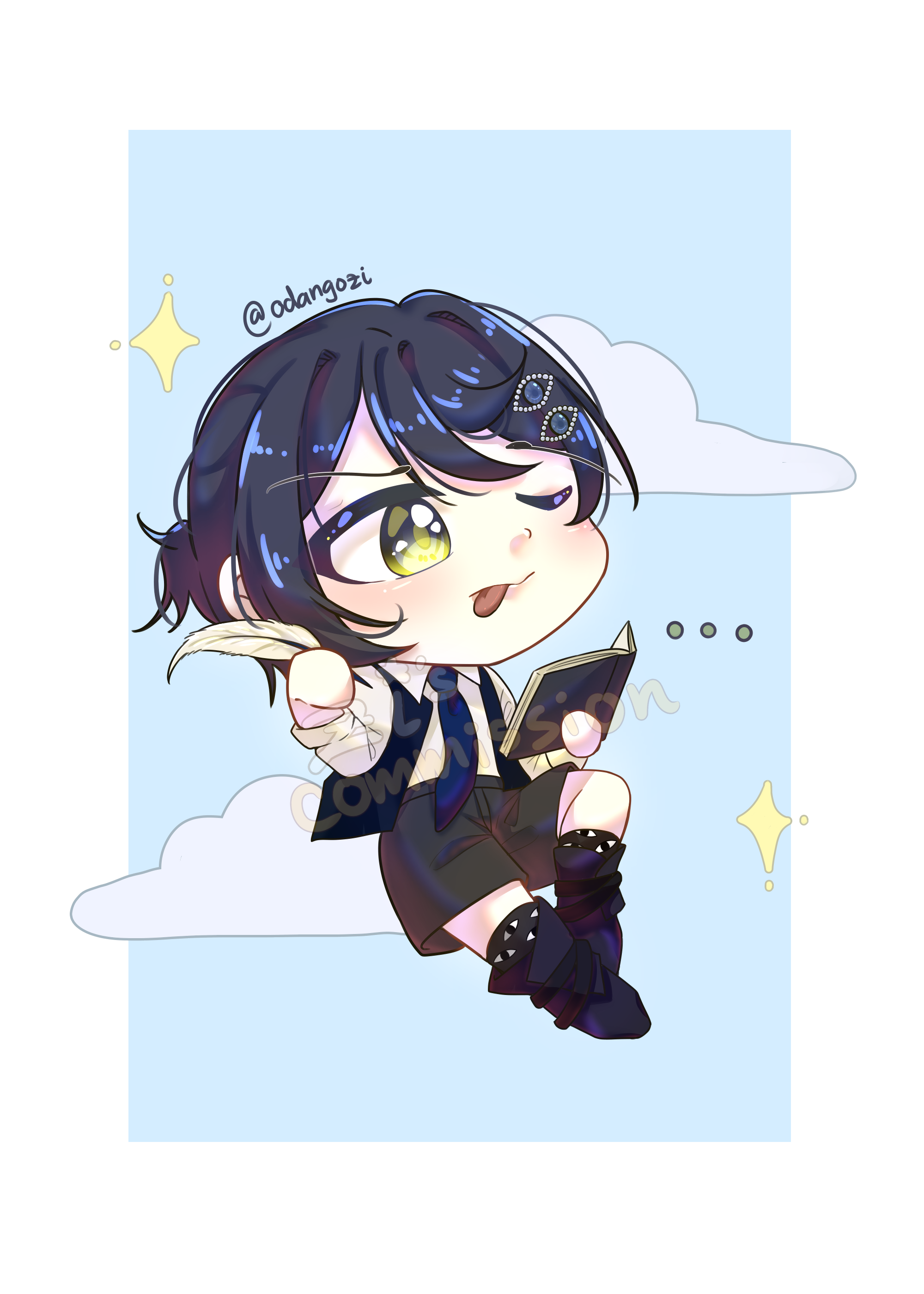 [SKEB] Chibi Commission Result! portfolio artwork
