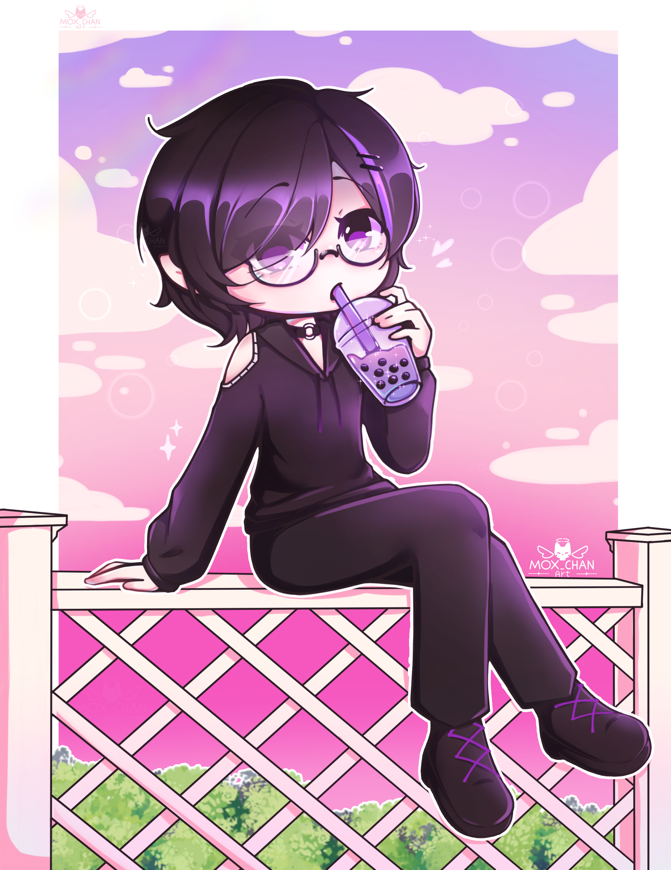 Skeb Chibi illustration