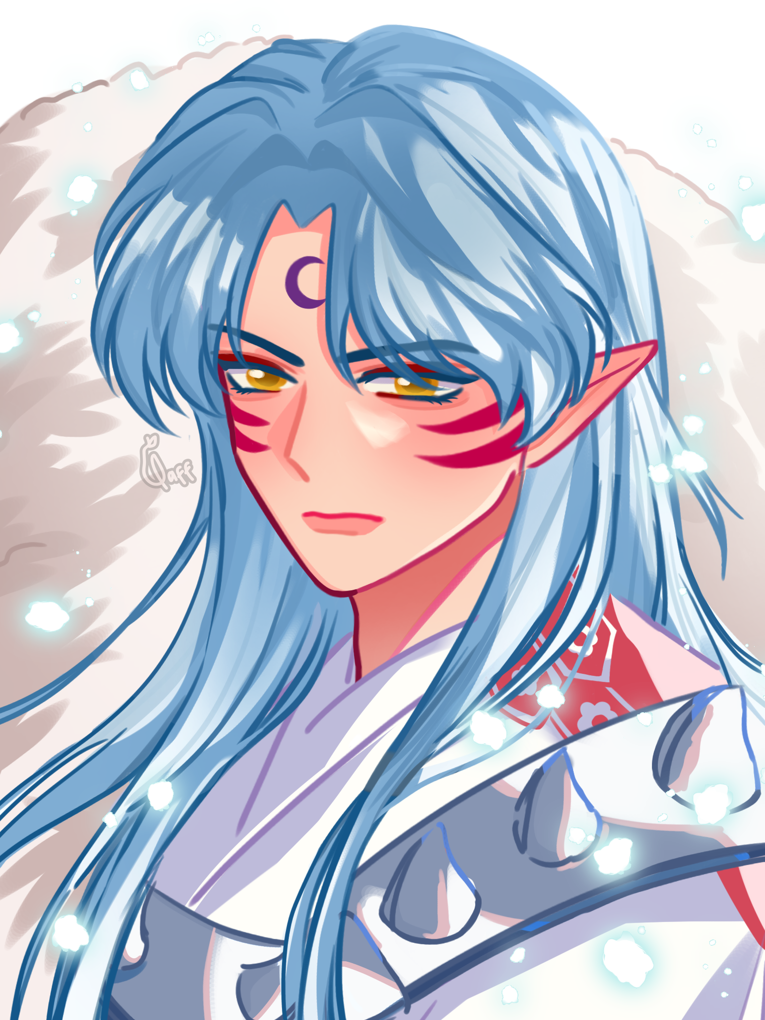 Sesshomaru fanart portfolio artwork