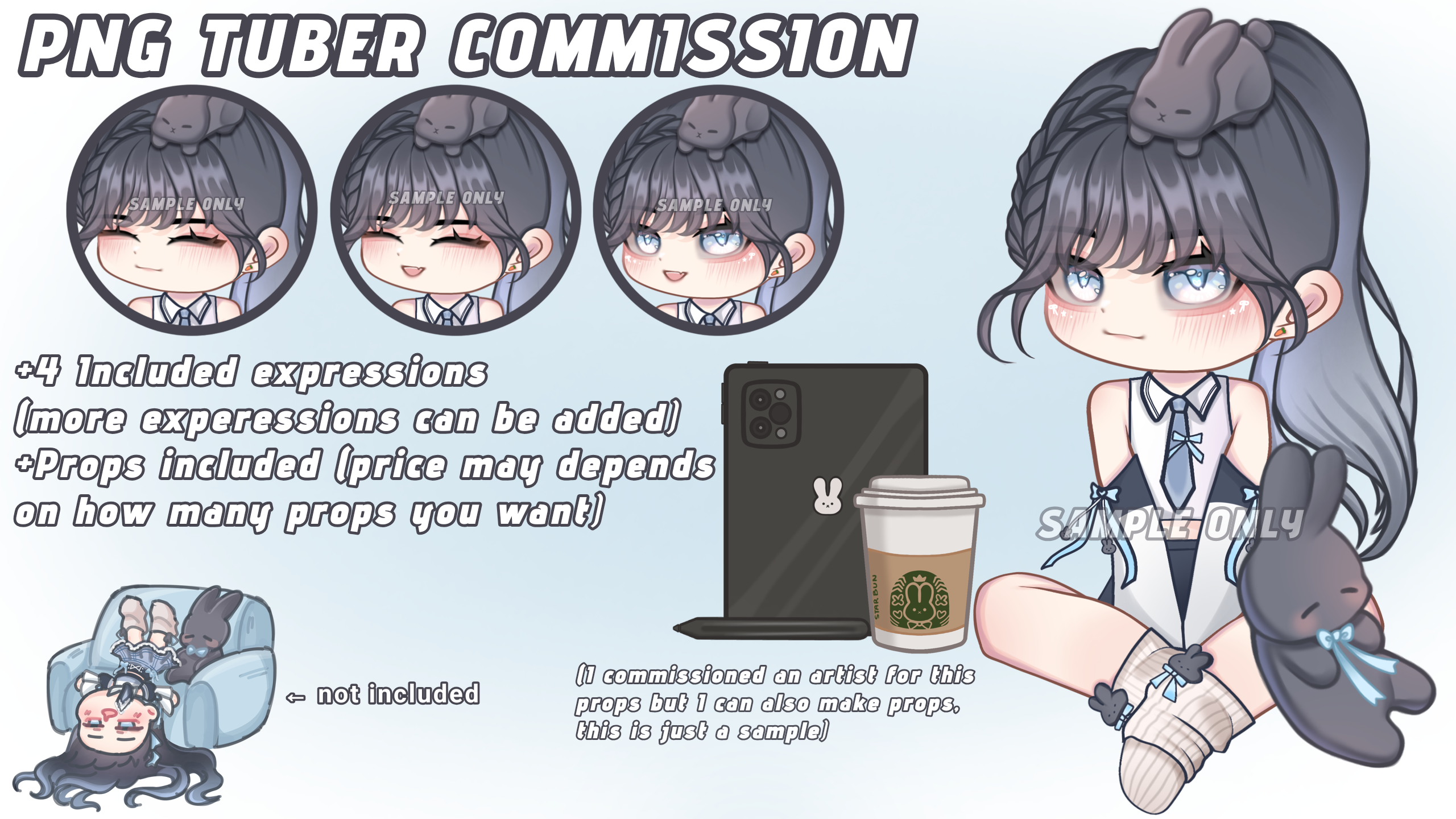 PNG TUBER COMMISSION portfolio artwork