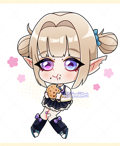 Chibi example portfolio artwork