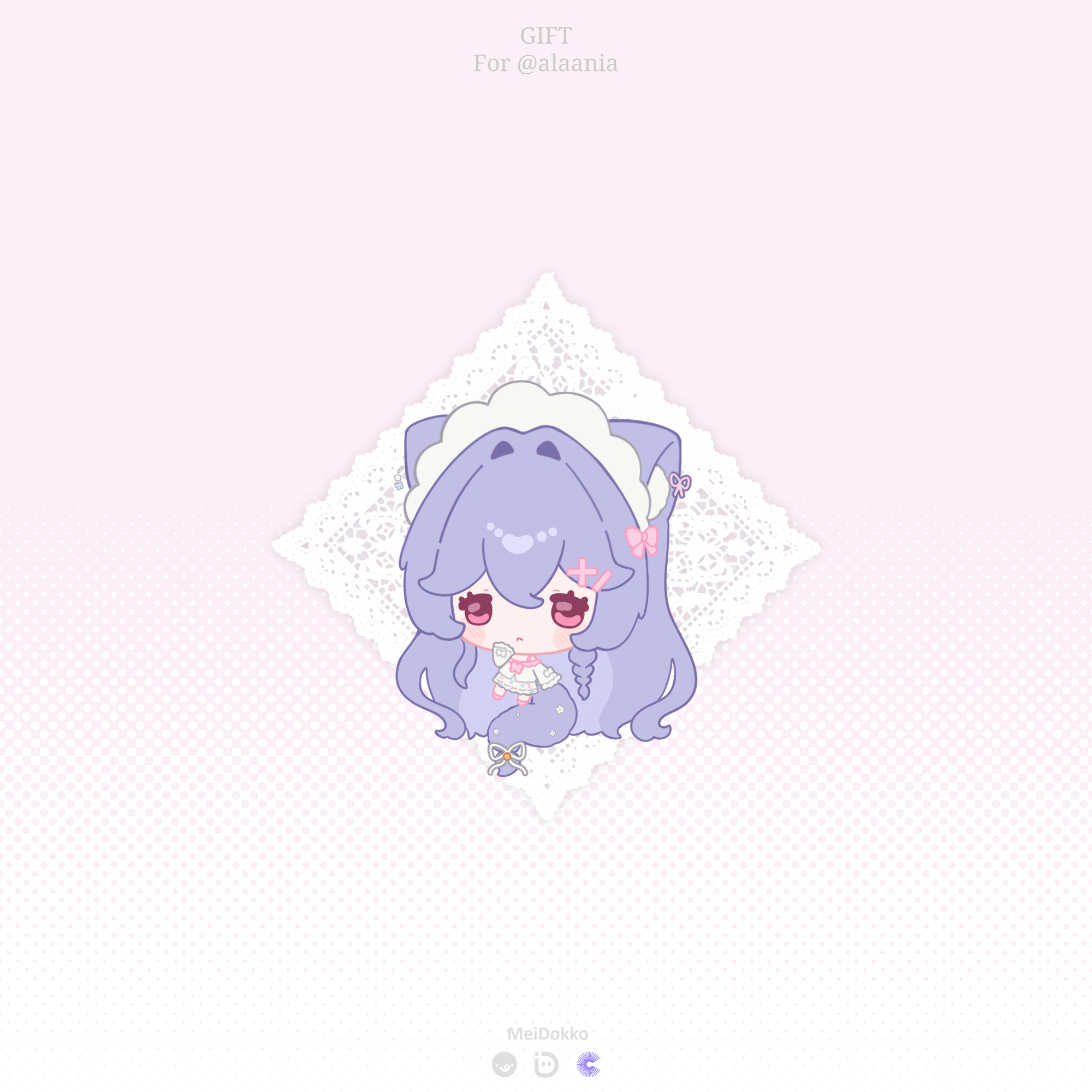 🫘⋮ Bean for Alaania portfolio artwork