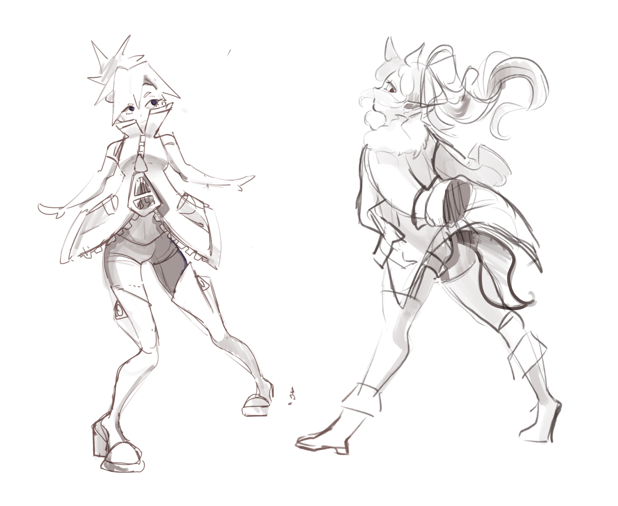 Sketch character design portfolio artwork
