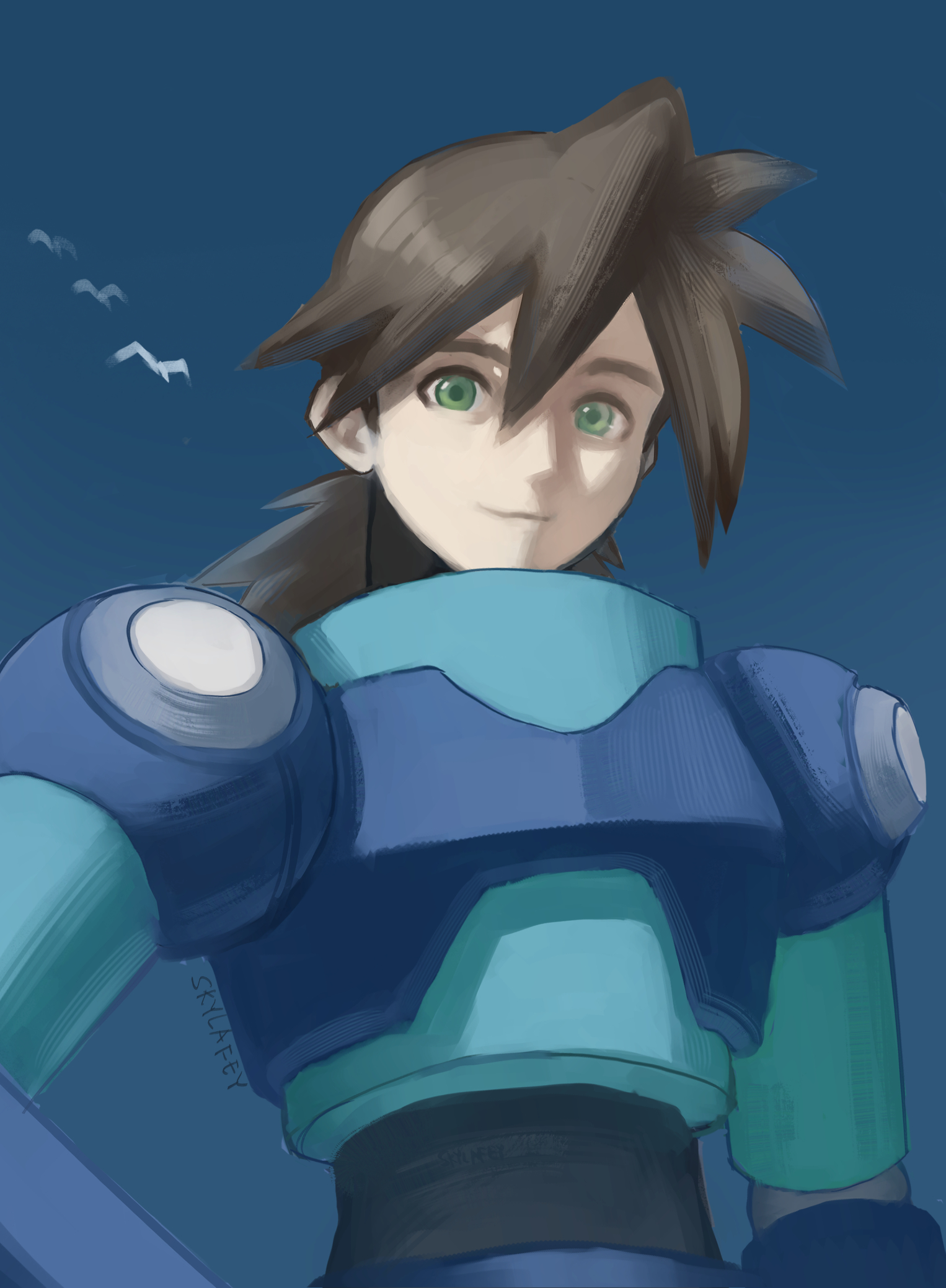 Megaman portfolio artwork