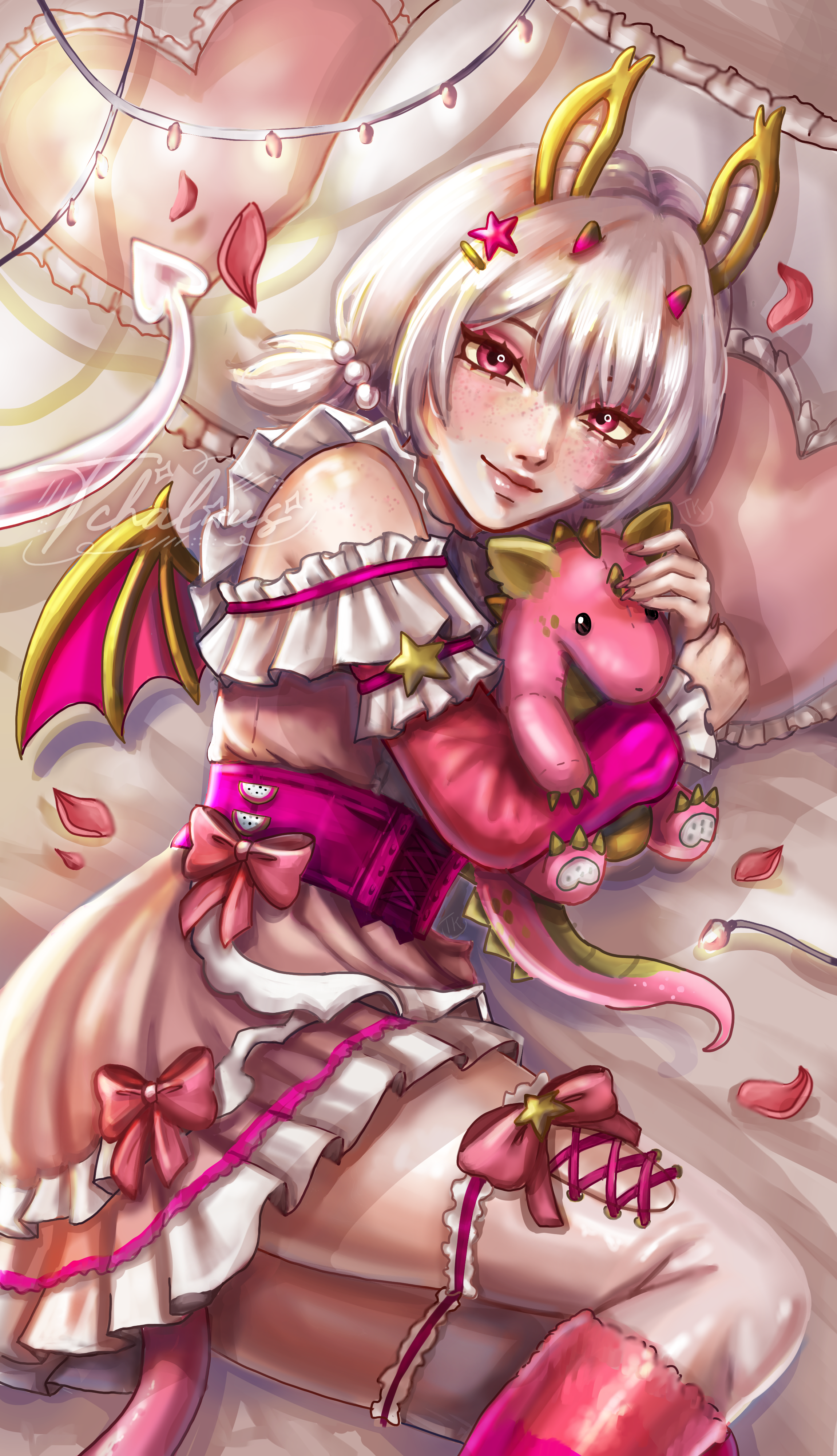 Halfbody character illustration