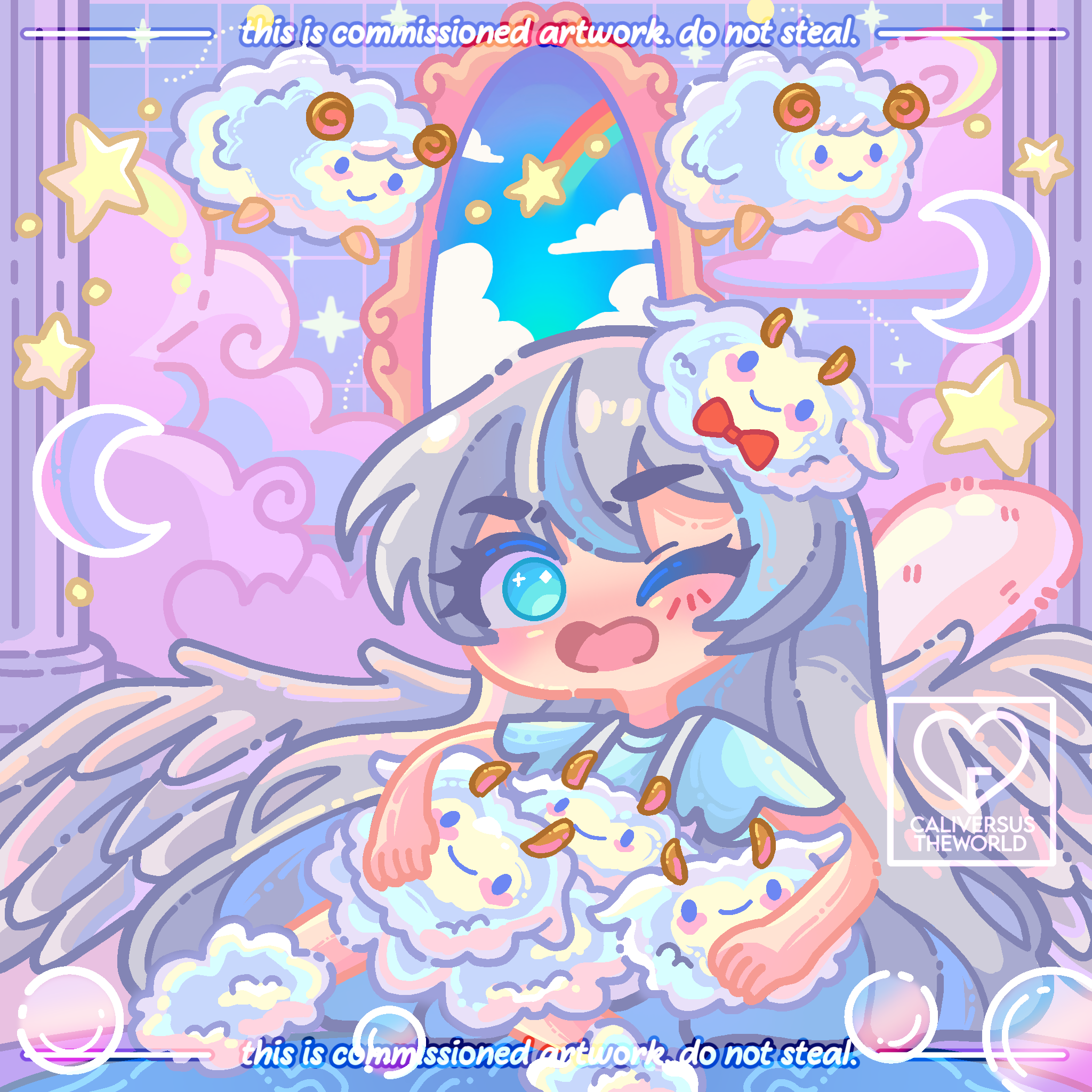 Katie Lynch chibi art commission portfolio artwork