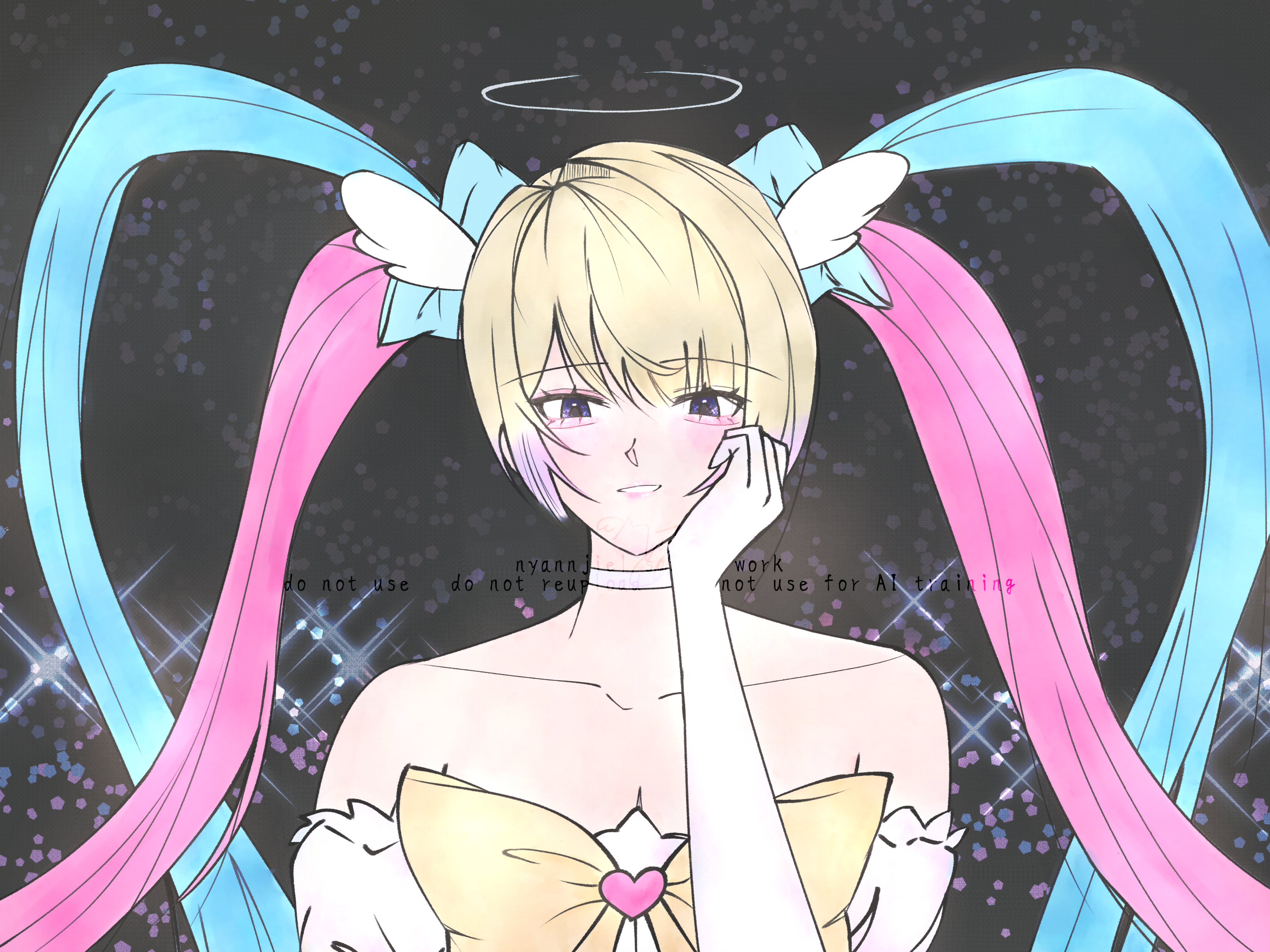 Needy Streamer Overload KAngel bust-up portfolio artwork