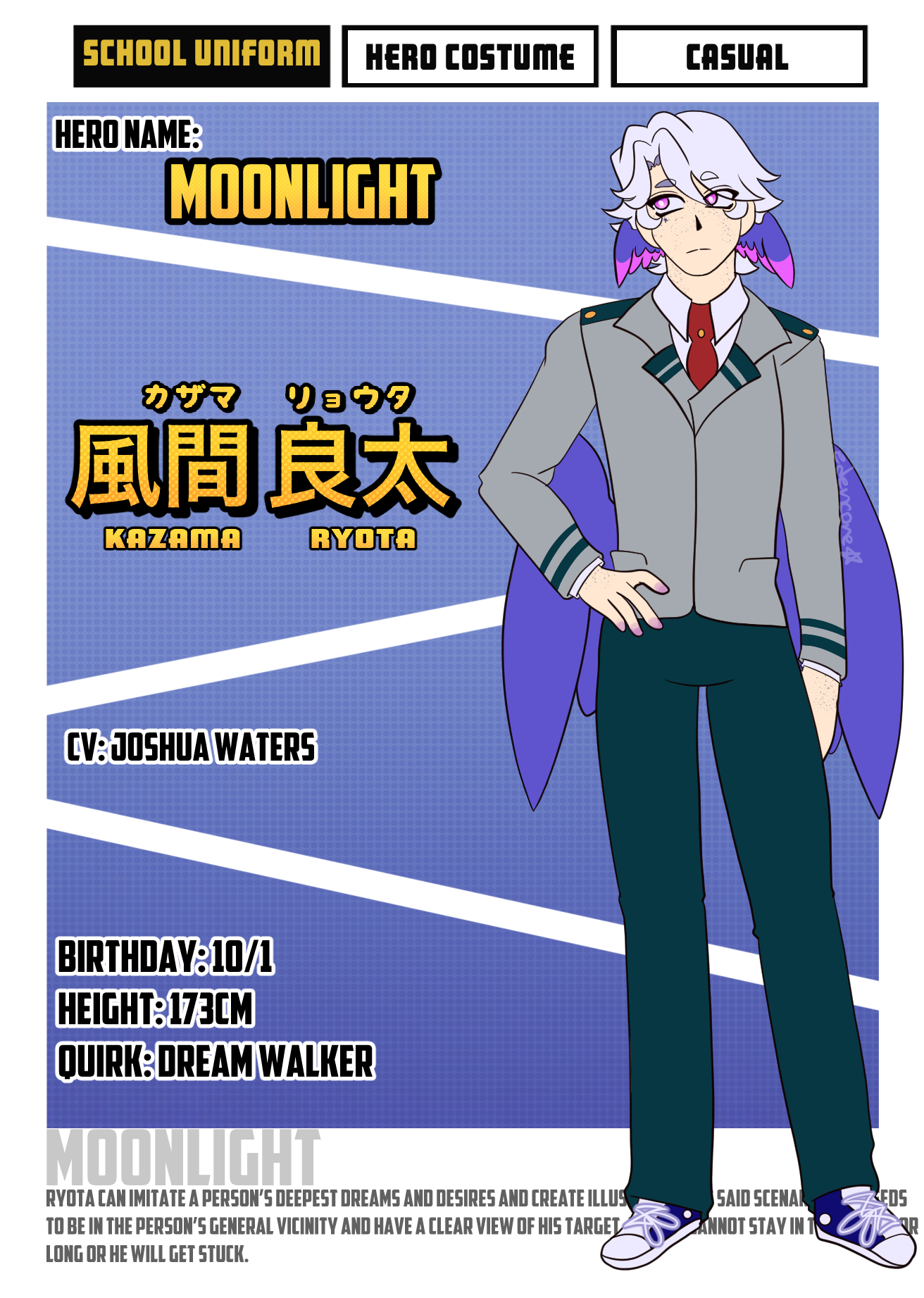 MHA OC: MOONLIGHT portfolio artwork