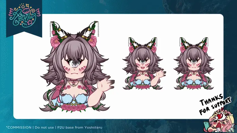 KomohanaVT's Chibi PNGtuber Remix portfolio artwork