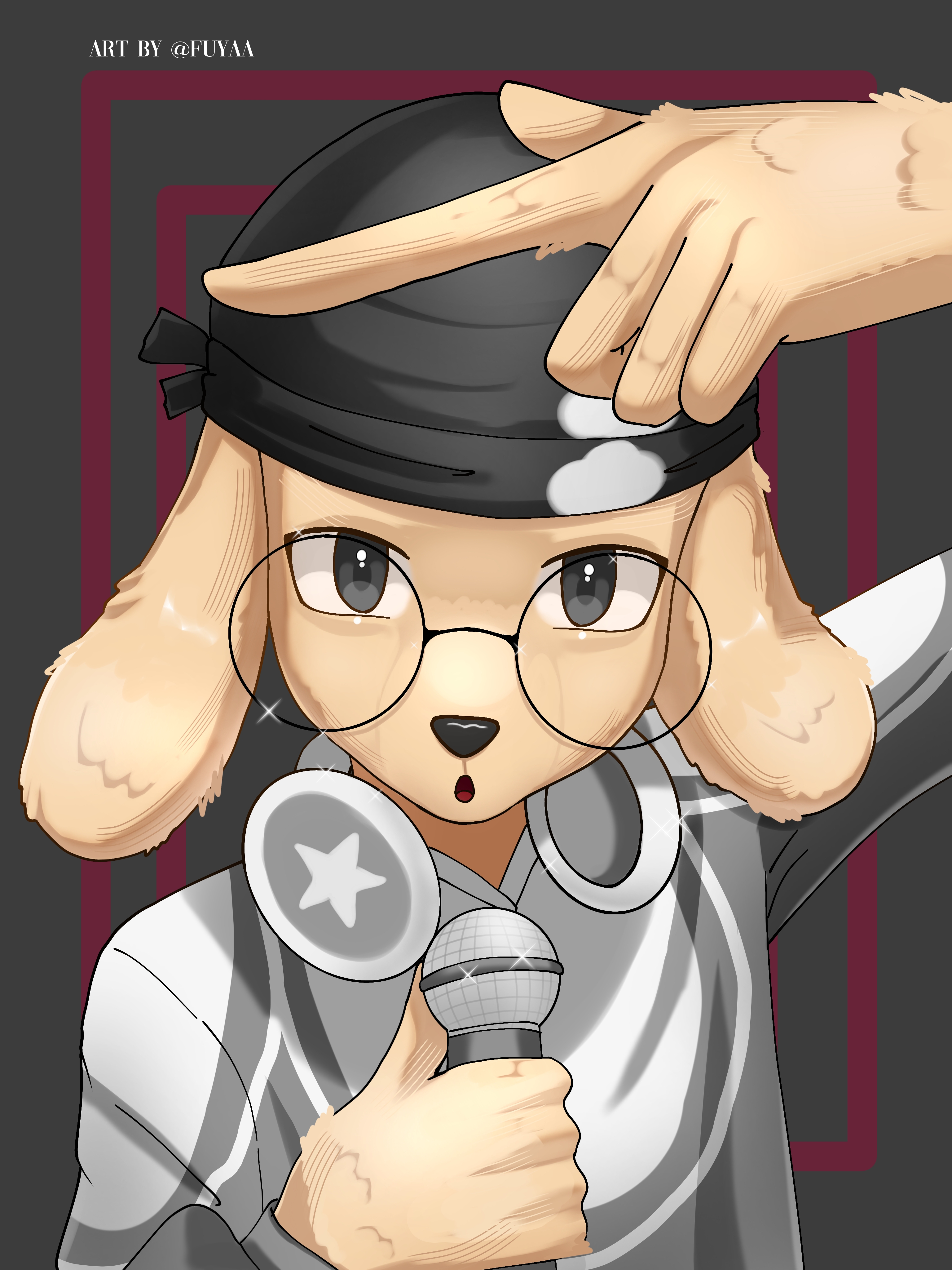 Furry Halfbody portfolio artwork