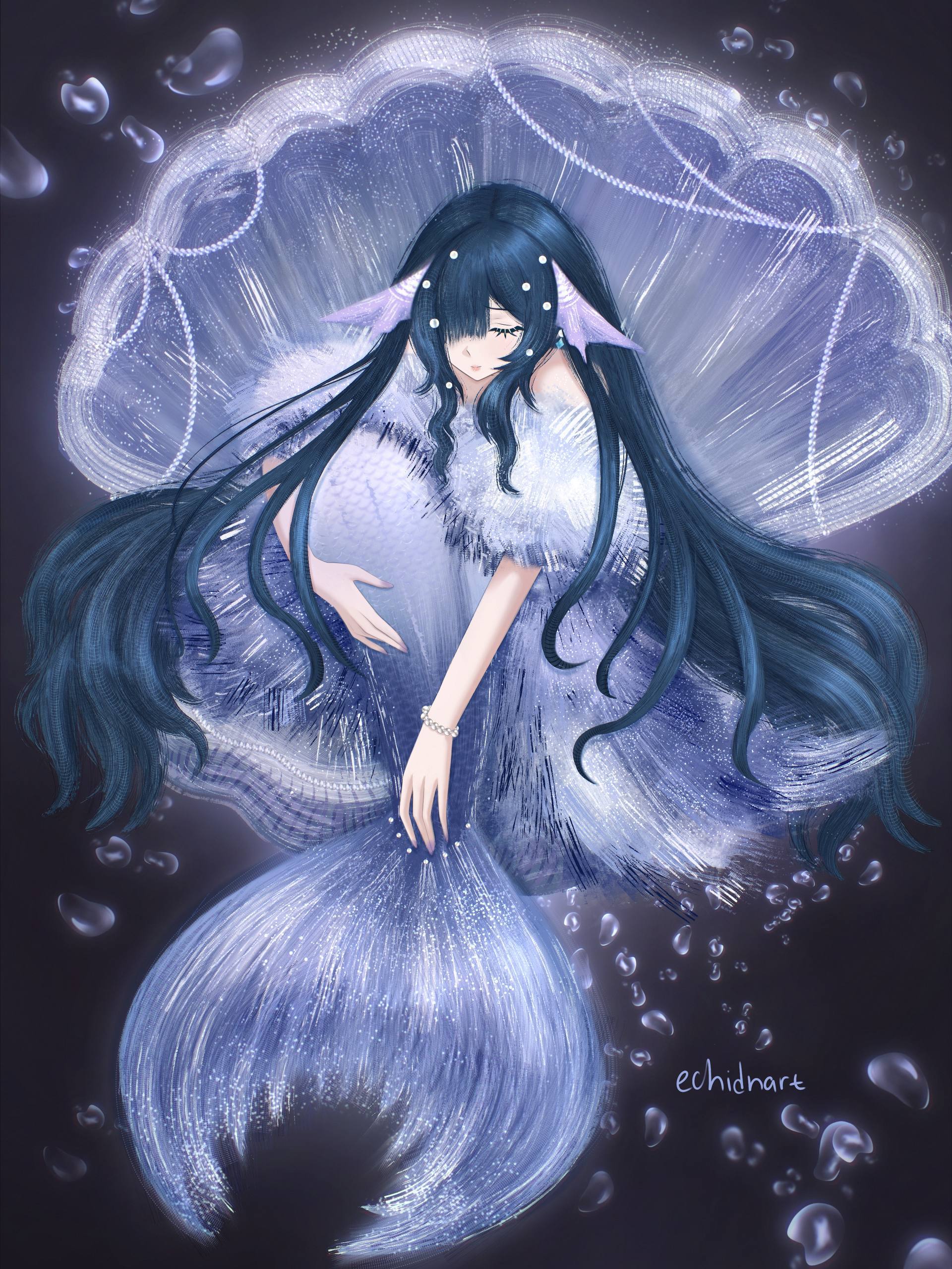 vodyanitsa genshin impact portfolio artwork