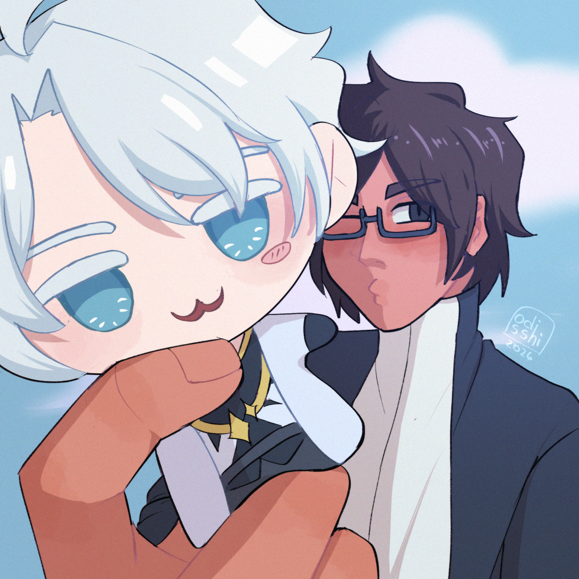 Cute phainon plushie portfolio artwork